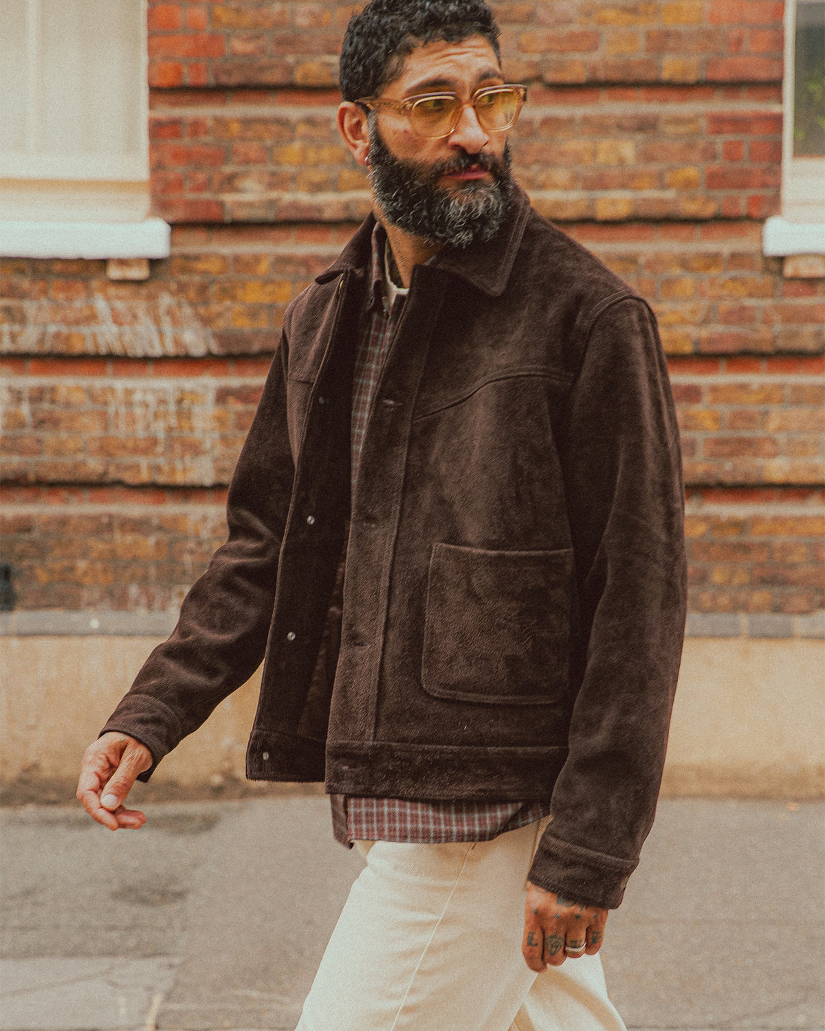 Sierra Suede Jacket - Carafe
