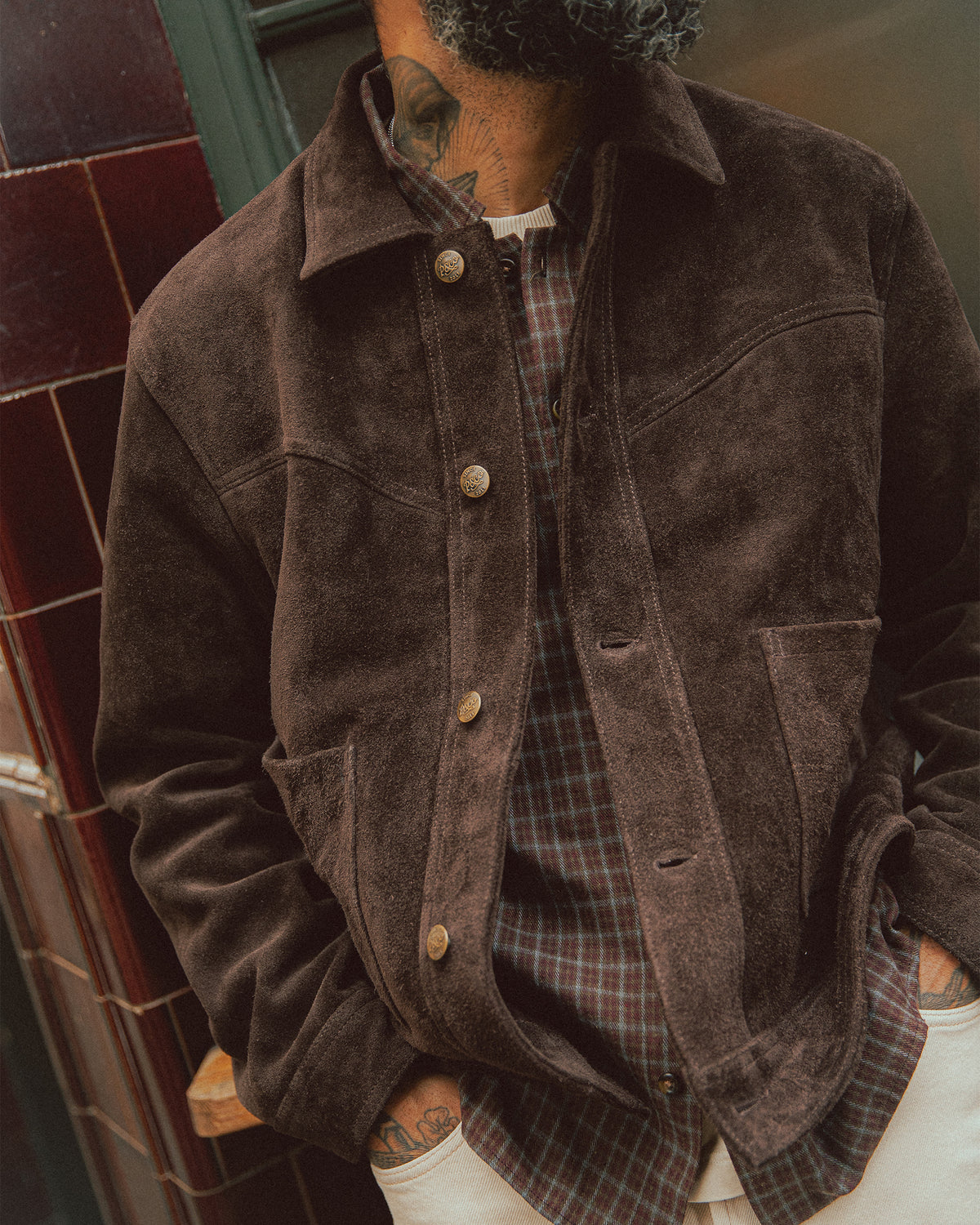 Sierra Suede Jacket - Carafe