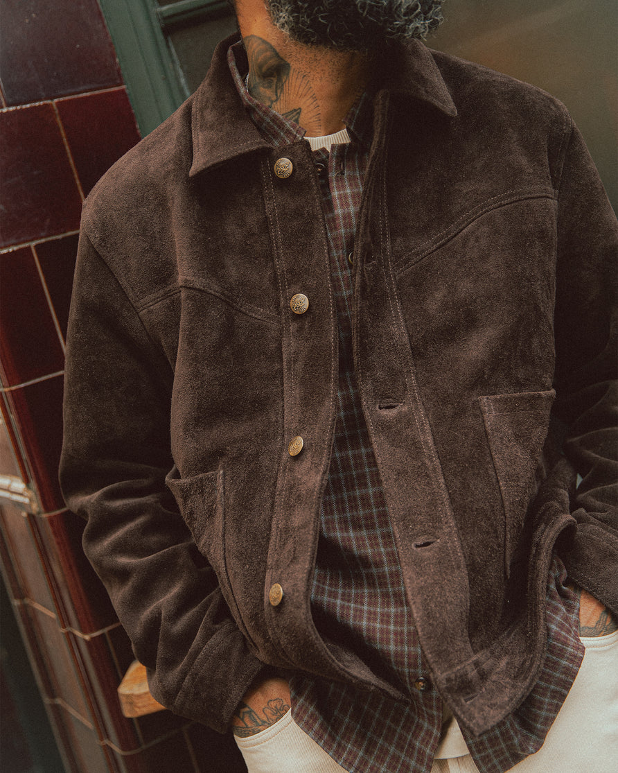 Sierra Suede Jacket - Carafe