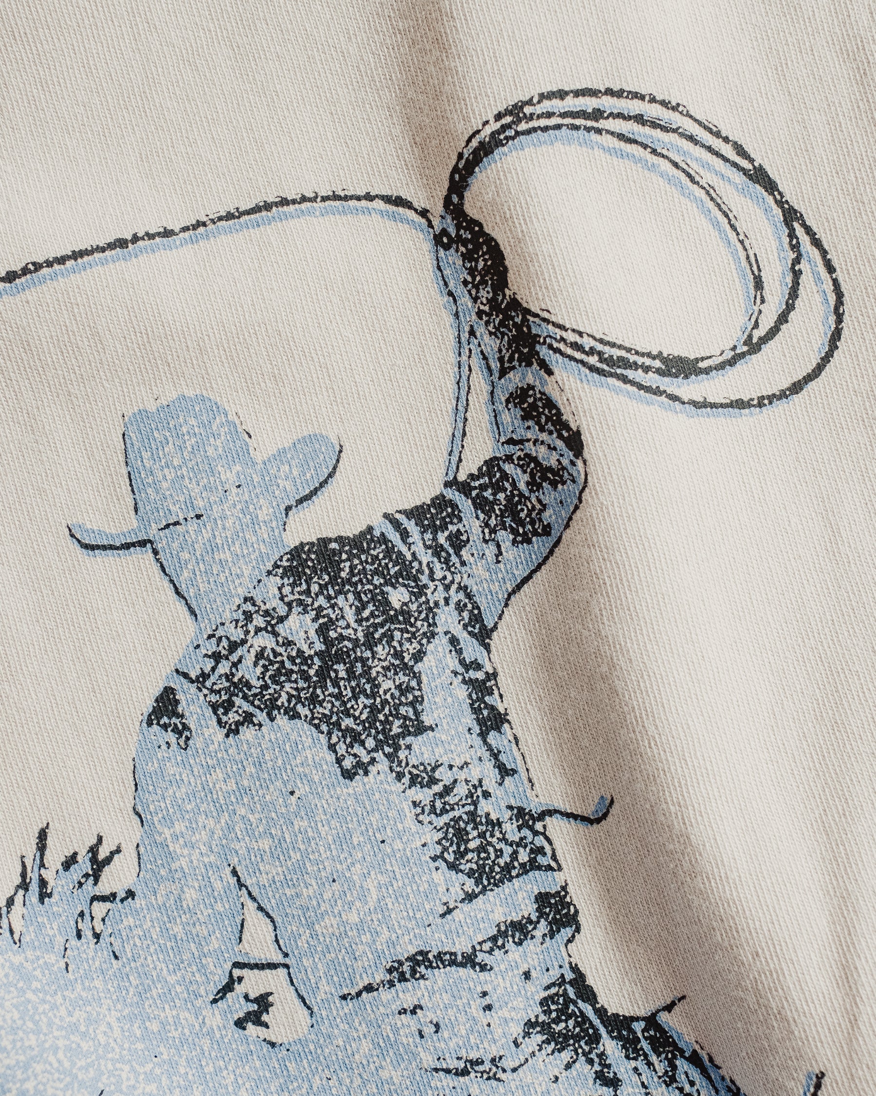 Long Road Boxy T-Shirt - Bone