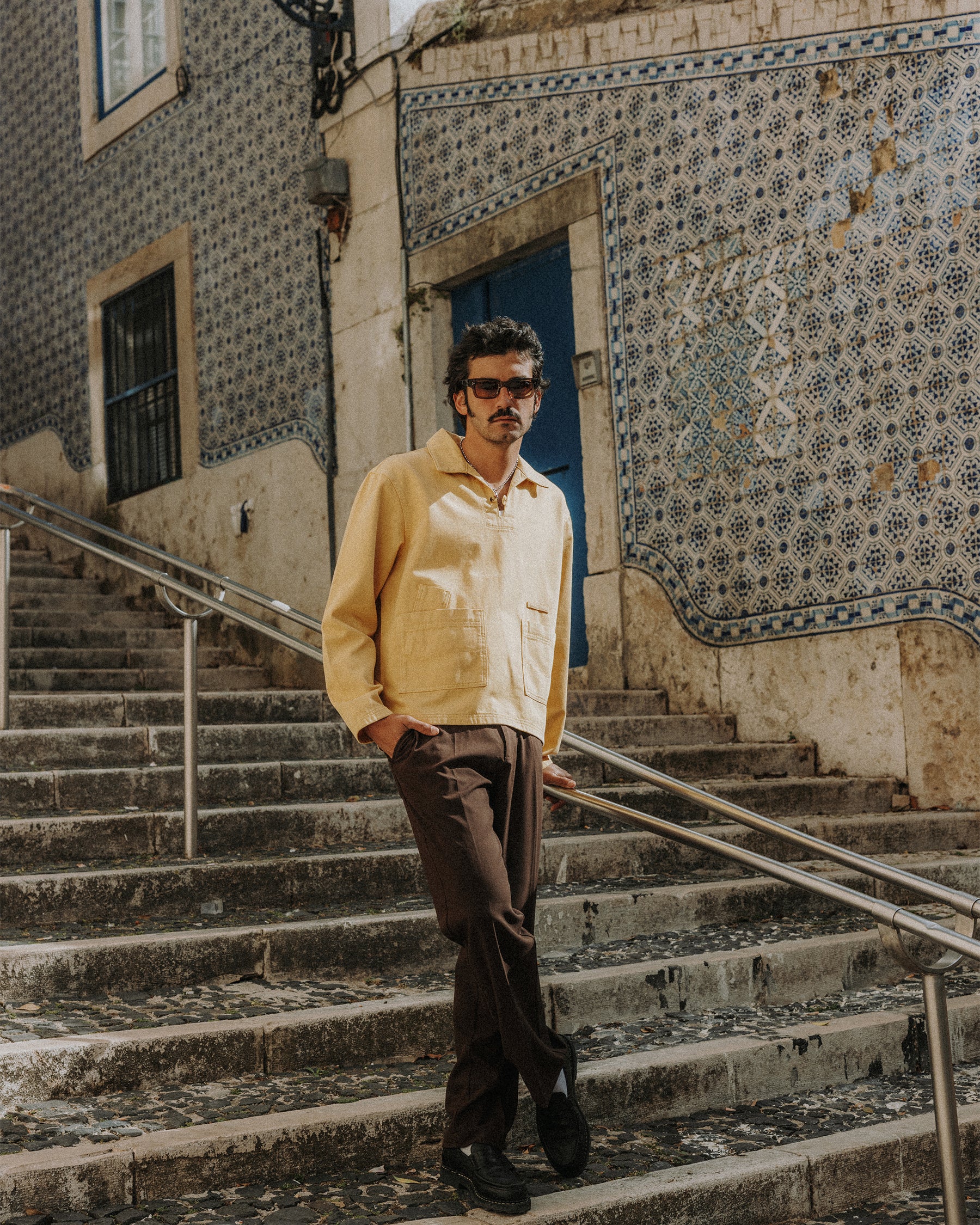 Founders Artist Smock - Washed Yellow