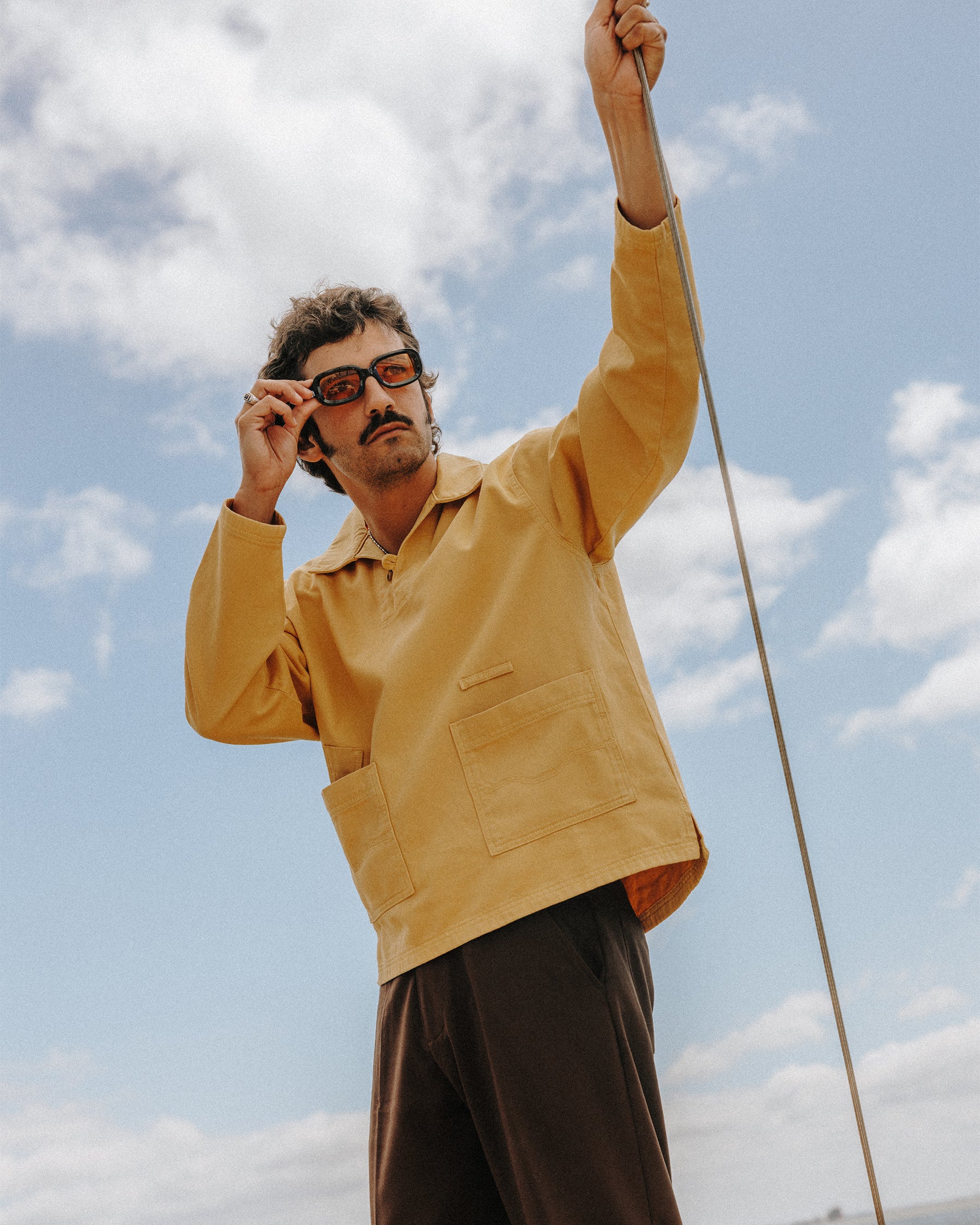Founders Artist Smock - Washed Yellow