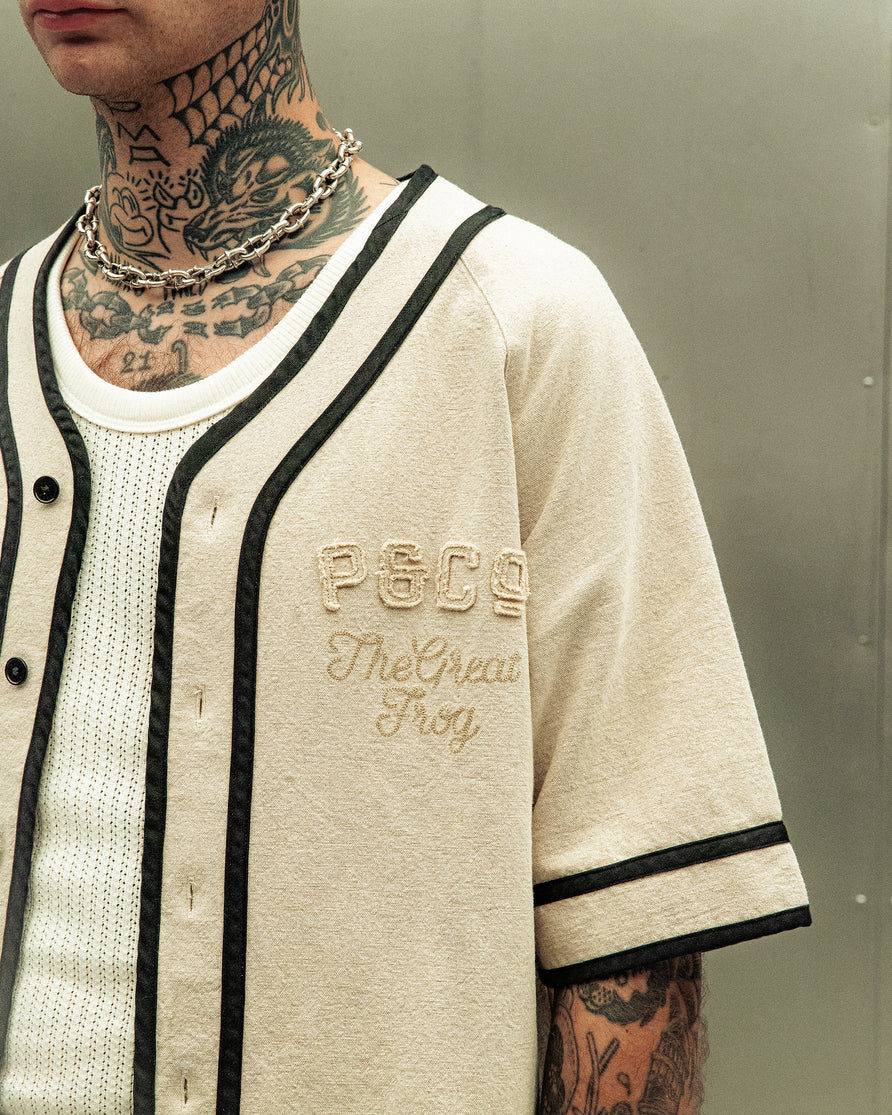 P&Co x TGF Baseball Jersey - Ecru