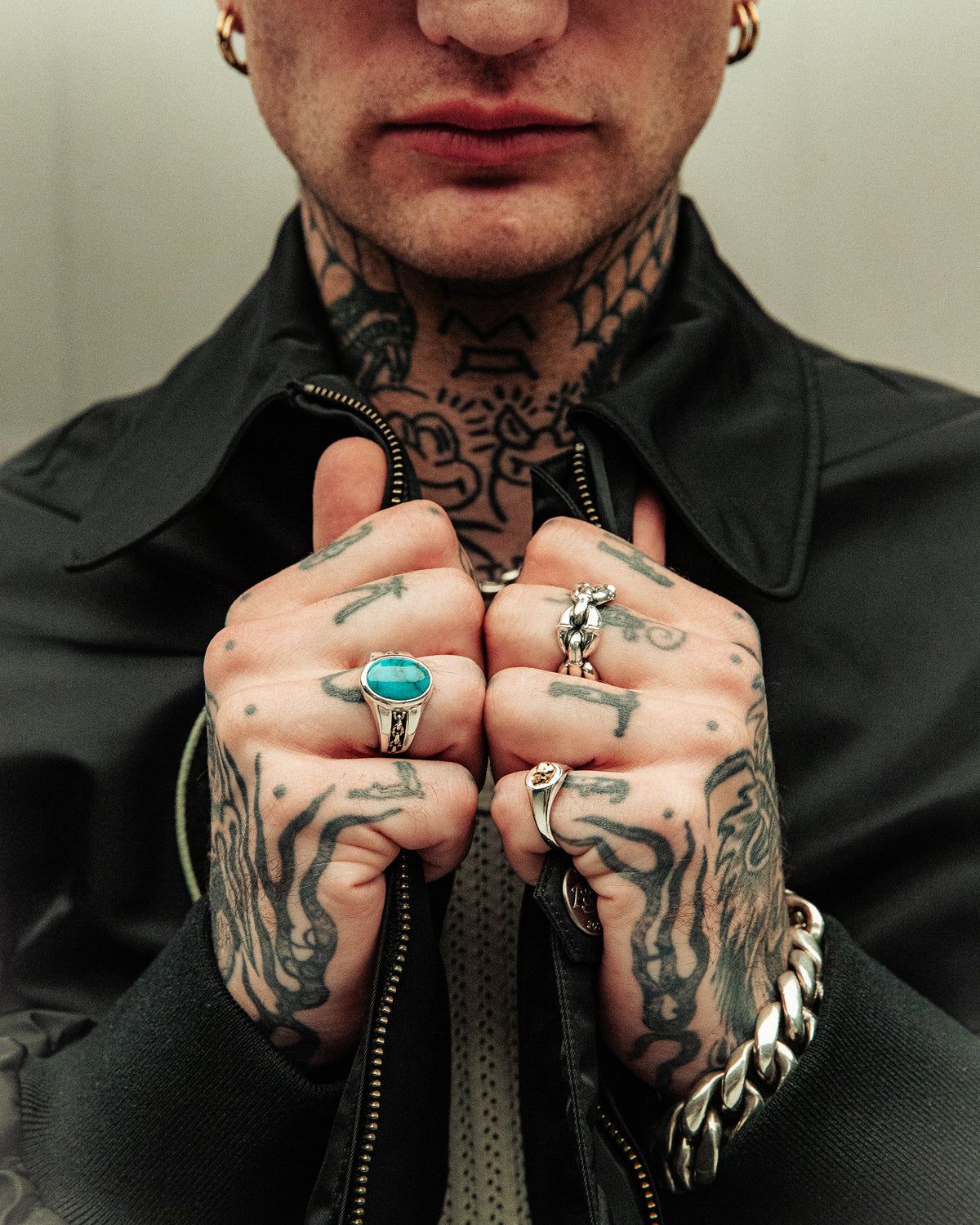 P&Co x TGF Turquoise Signet Ring - Sterling Silver