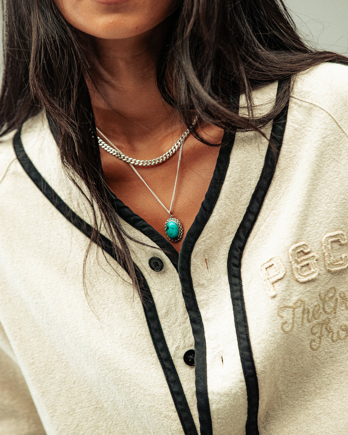 P&Co x TGF Baseball Jersey - Ecru
