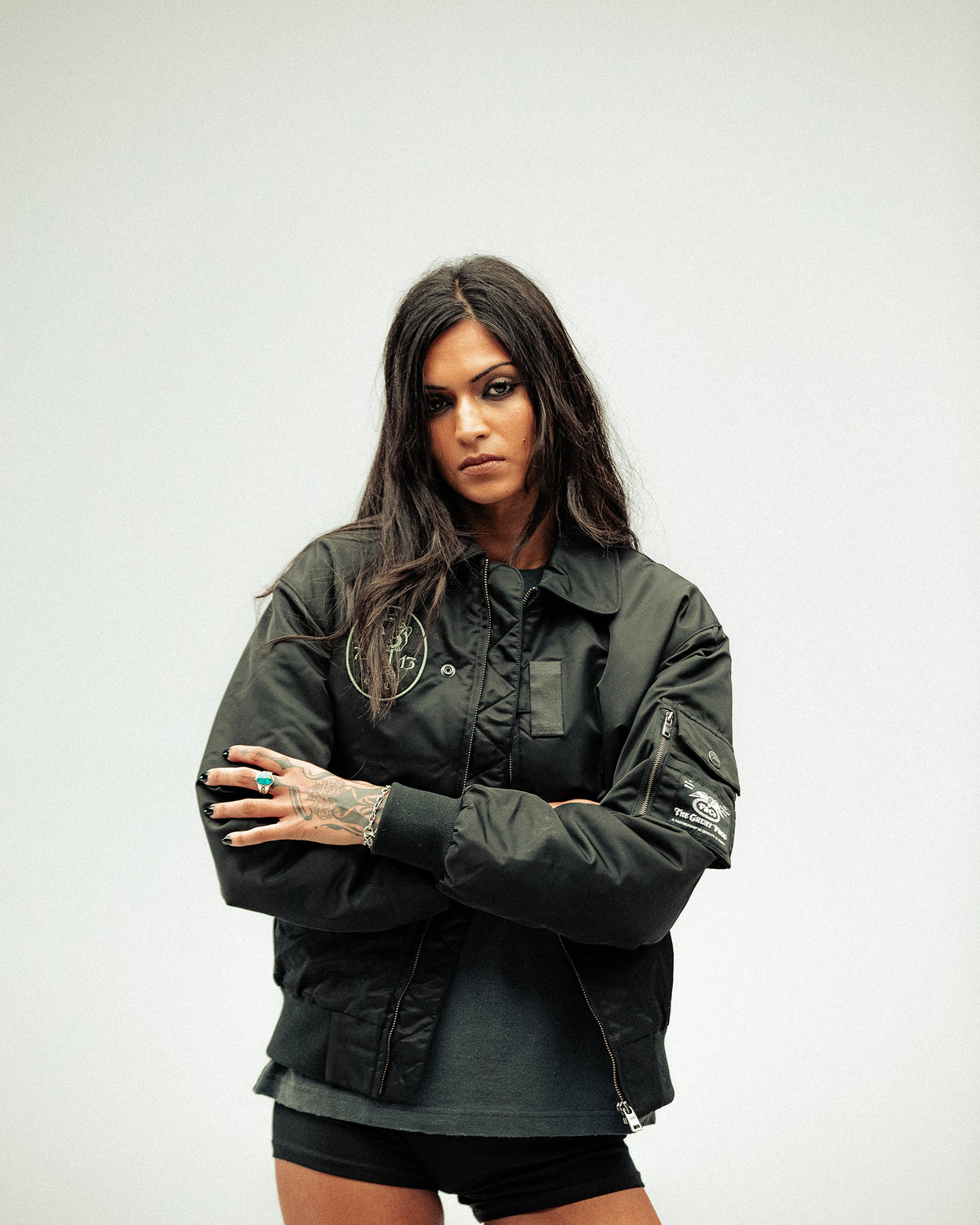 P&Co x TGF Bomber Jacket - Black