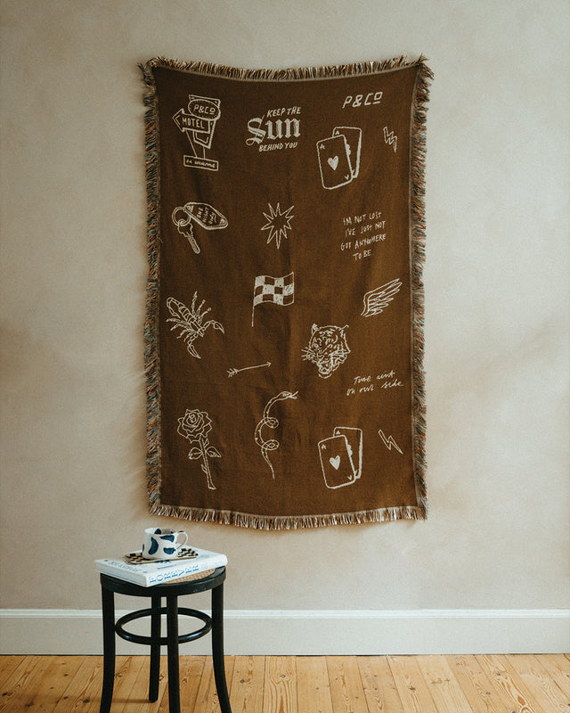Desert Trip Tapestry - Rust