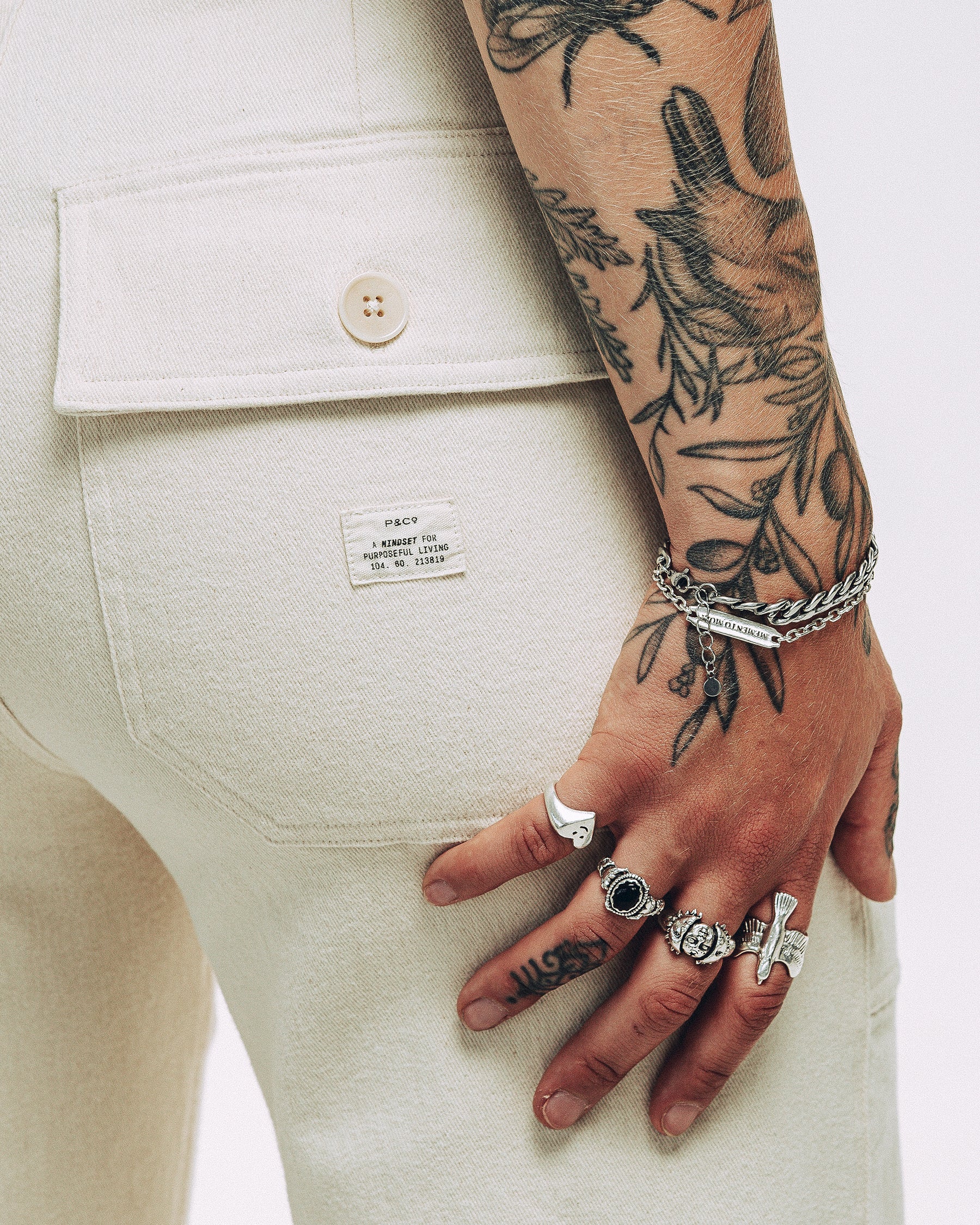 Service Fatigue Pants - Ecru