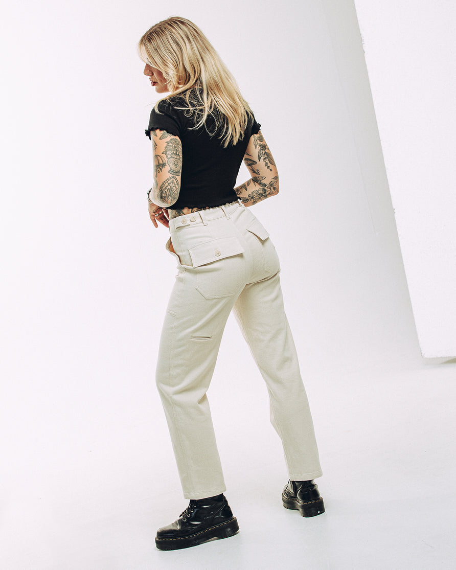 Service Fatigue Pants - Ecru