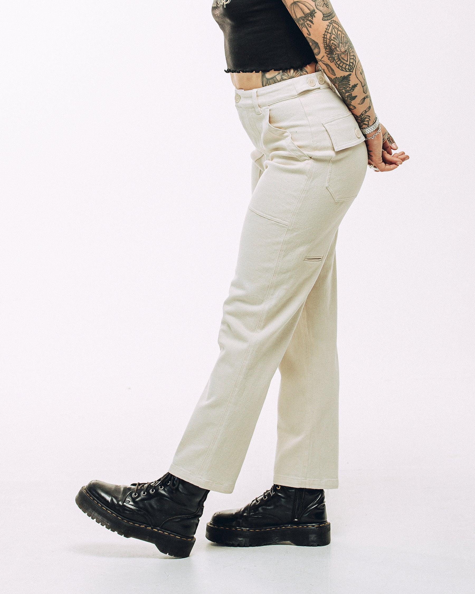 Service Fatigue Pants - Ecru