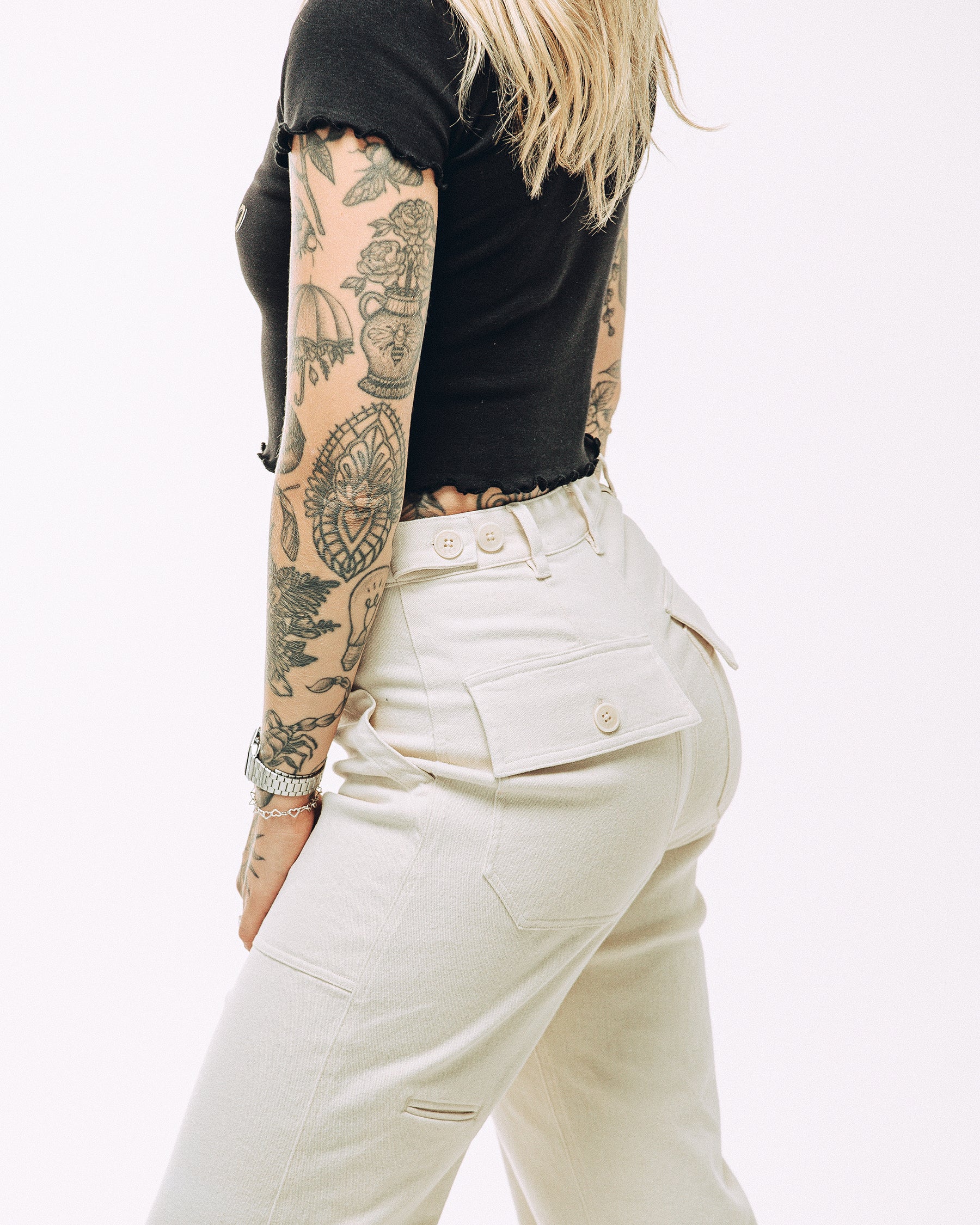 Service Fatigue Pants - Ecru