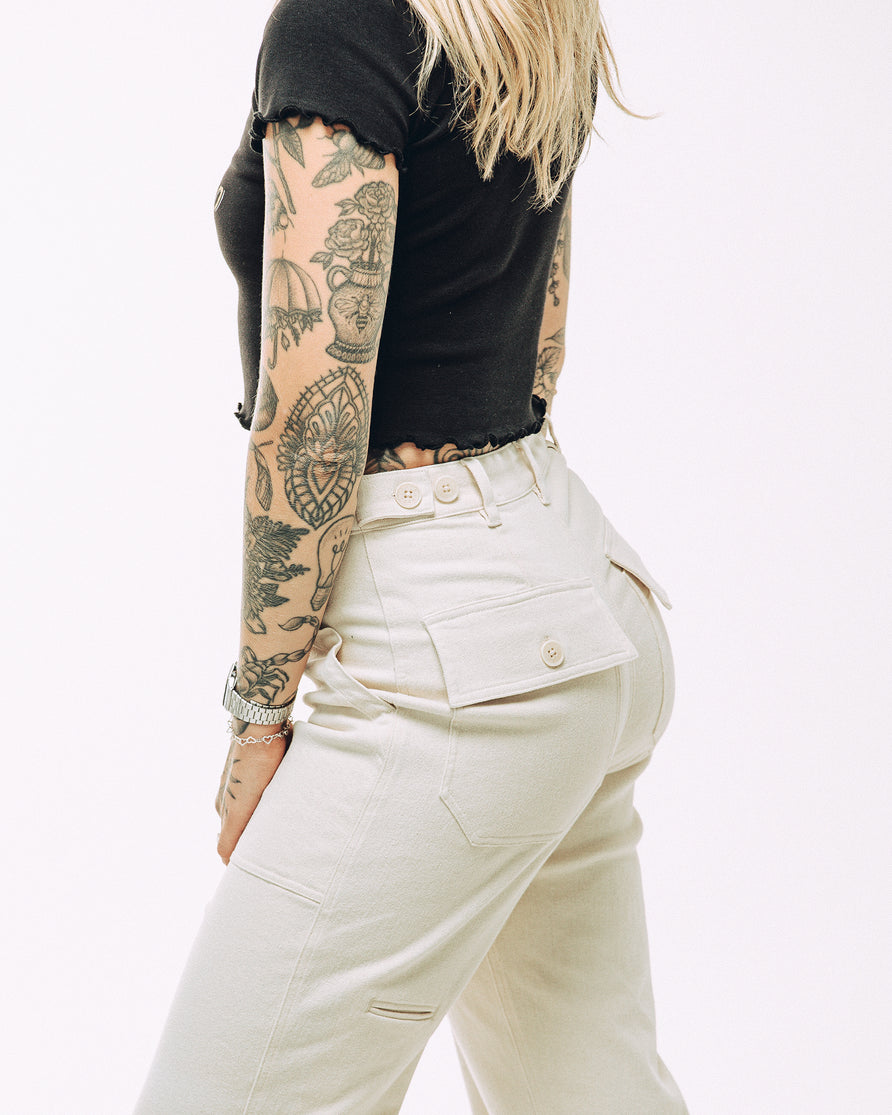 Service Fatigue Pants - Ecru