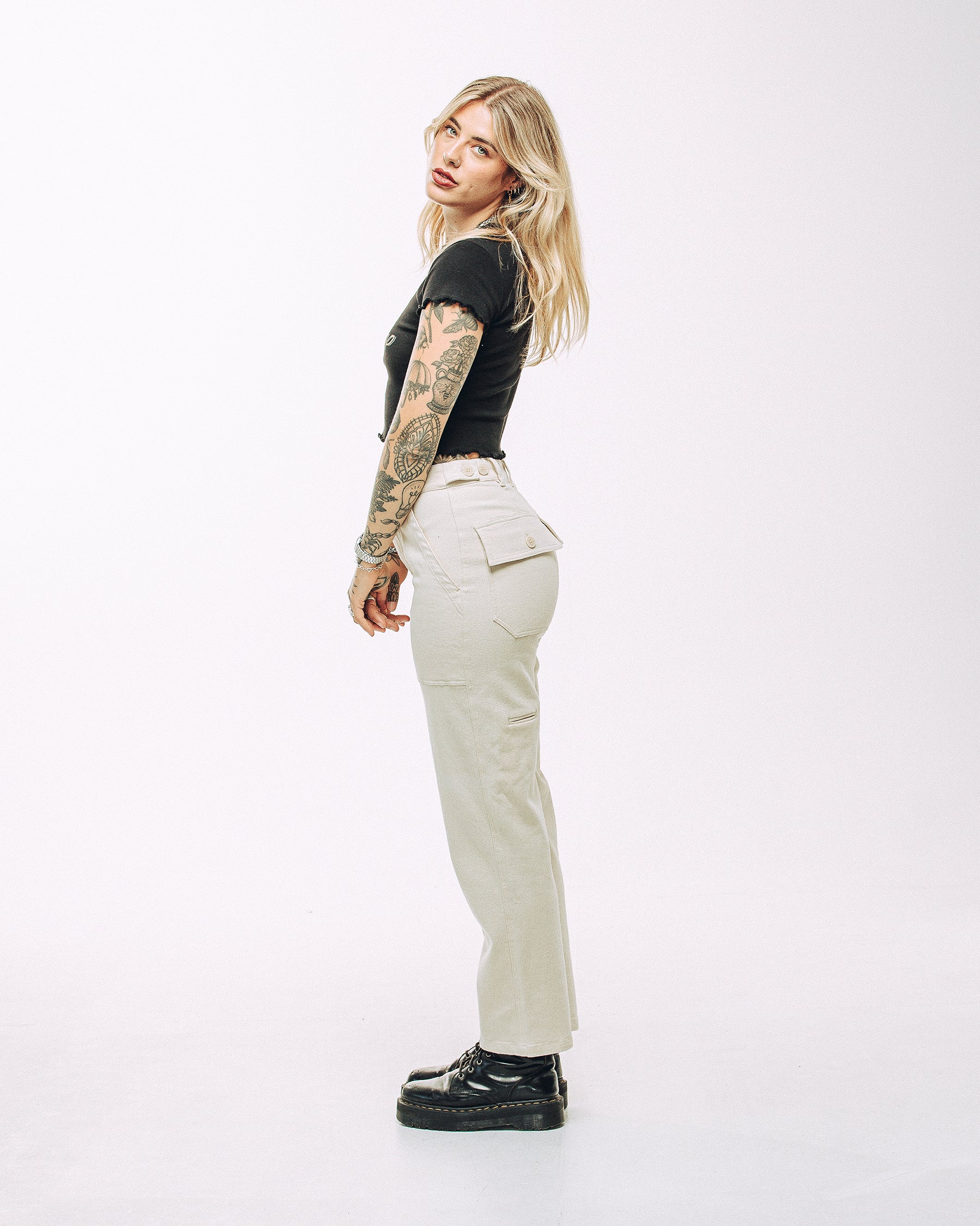 Service Fatigue Pants - Ecru