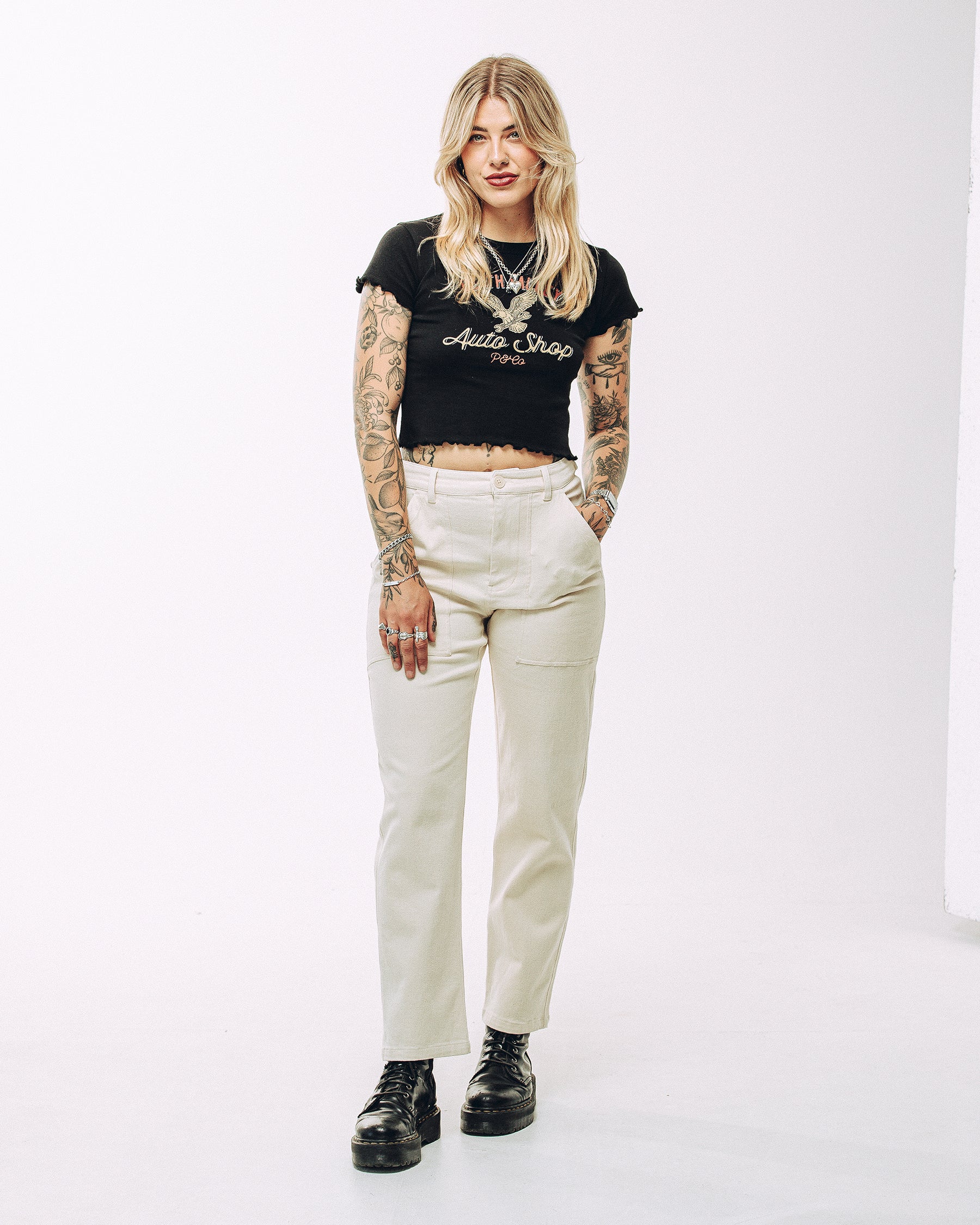 Service Fatigue Pants - Ecru