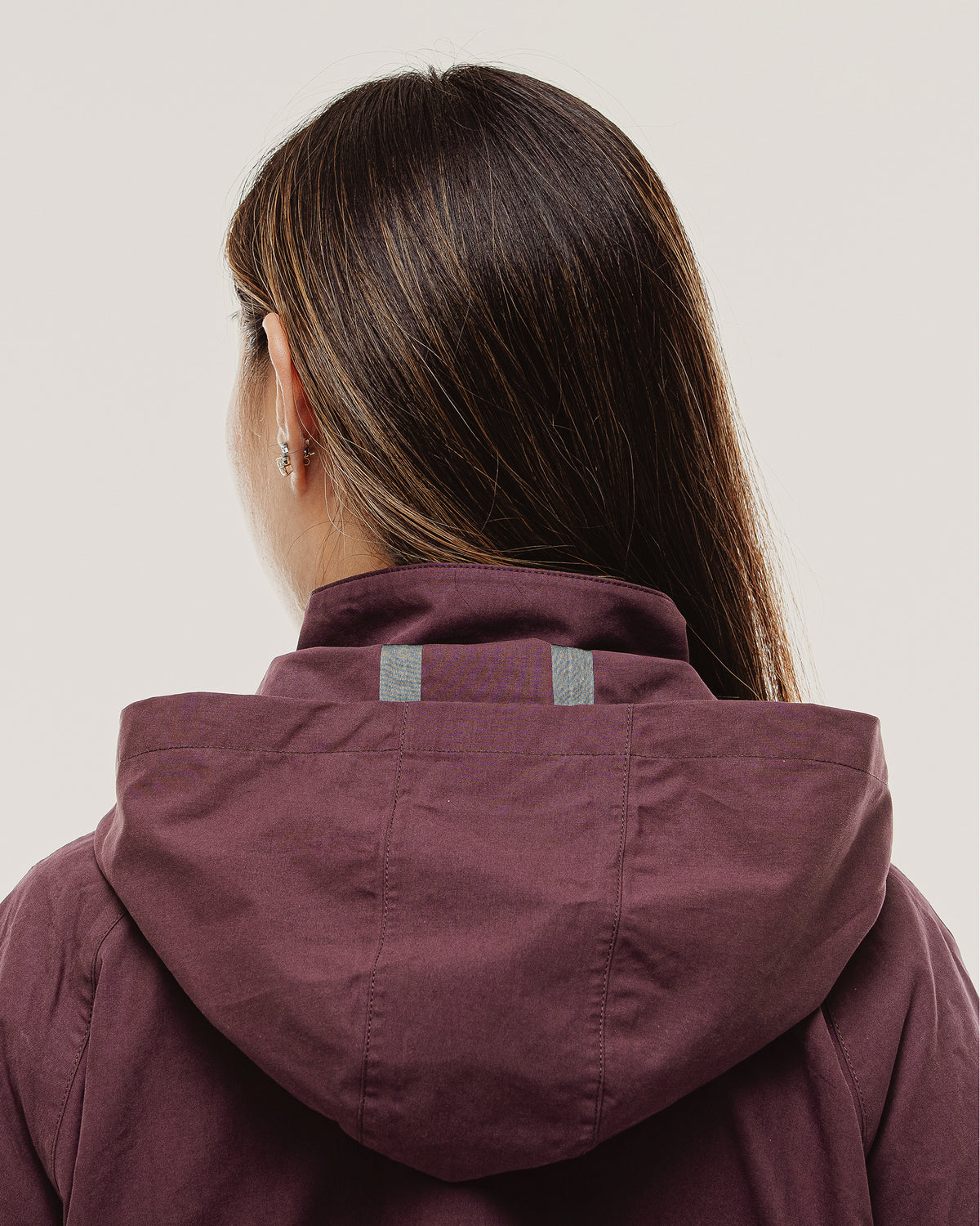 Roxy Swing Raincoat - Aubergine
