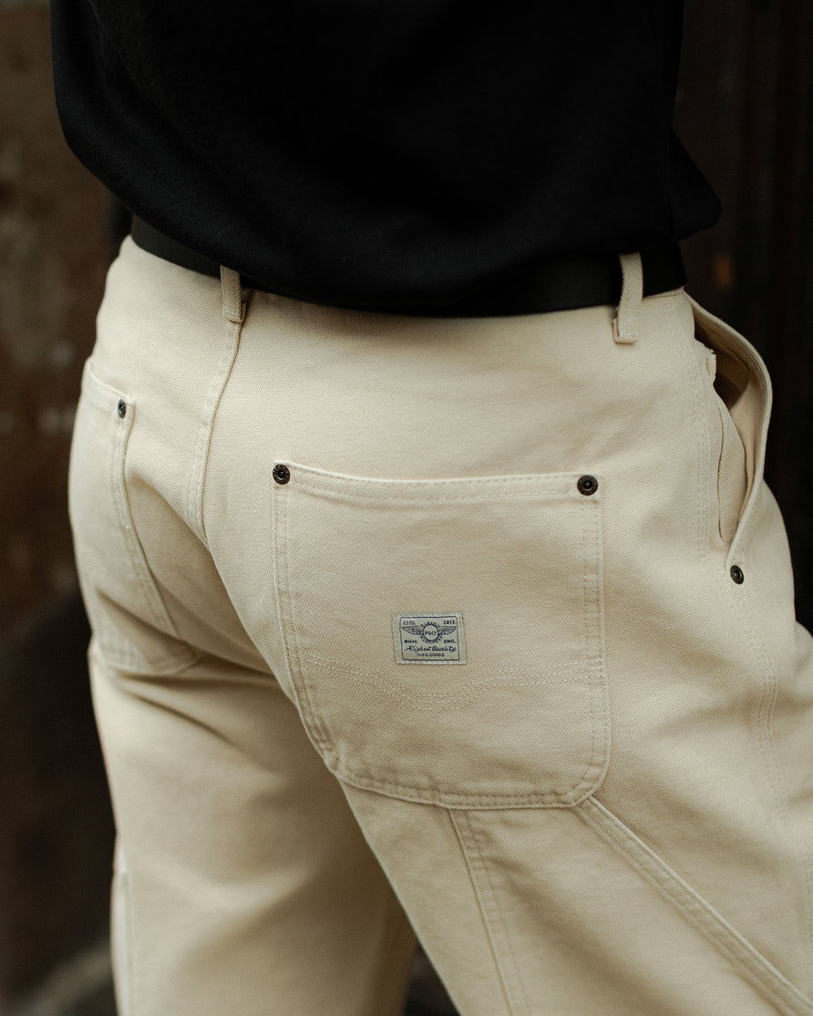 Albion Straight Fit Carpenter Pant - Bone