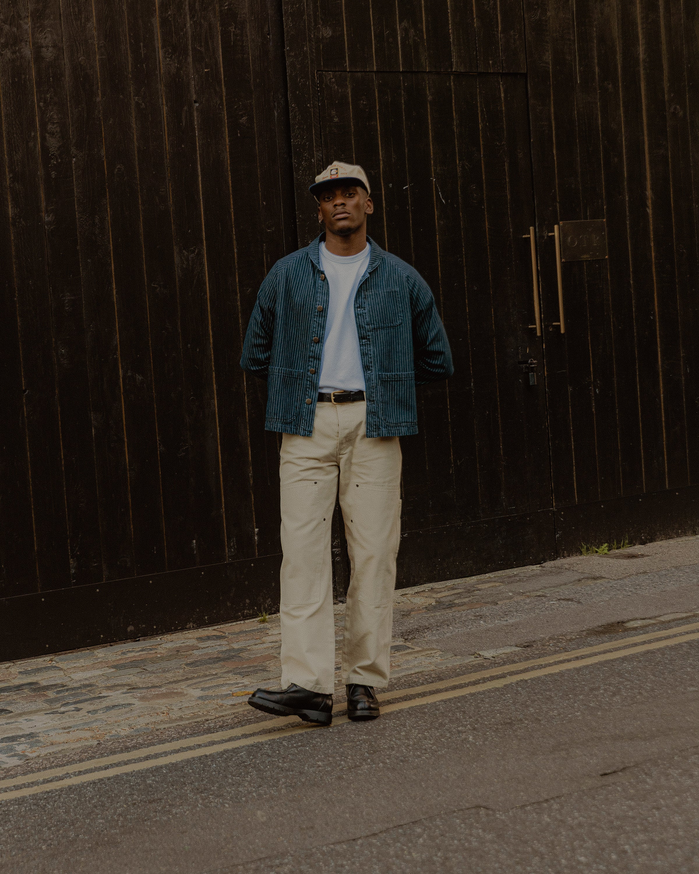 Blue Hickory Stripe Vyse Chore Jacket | Men's Outerwear, Layering