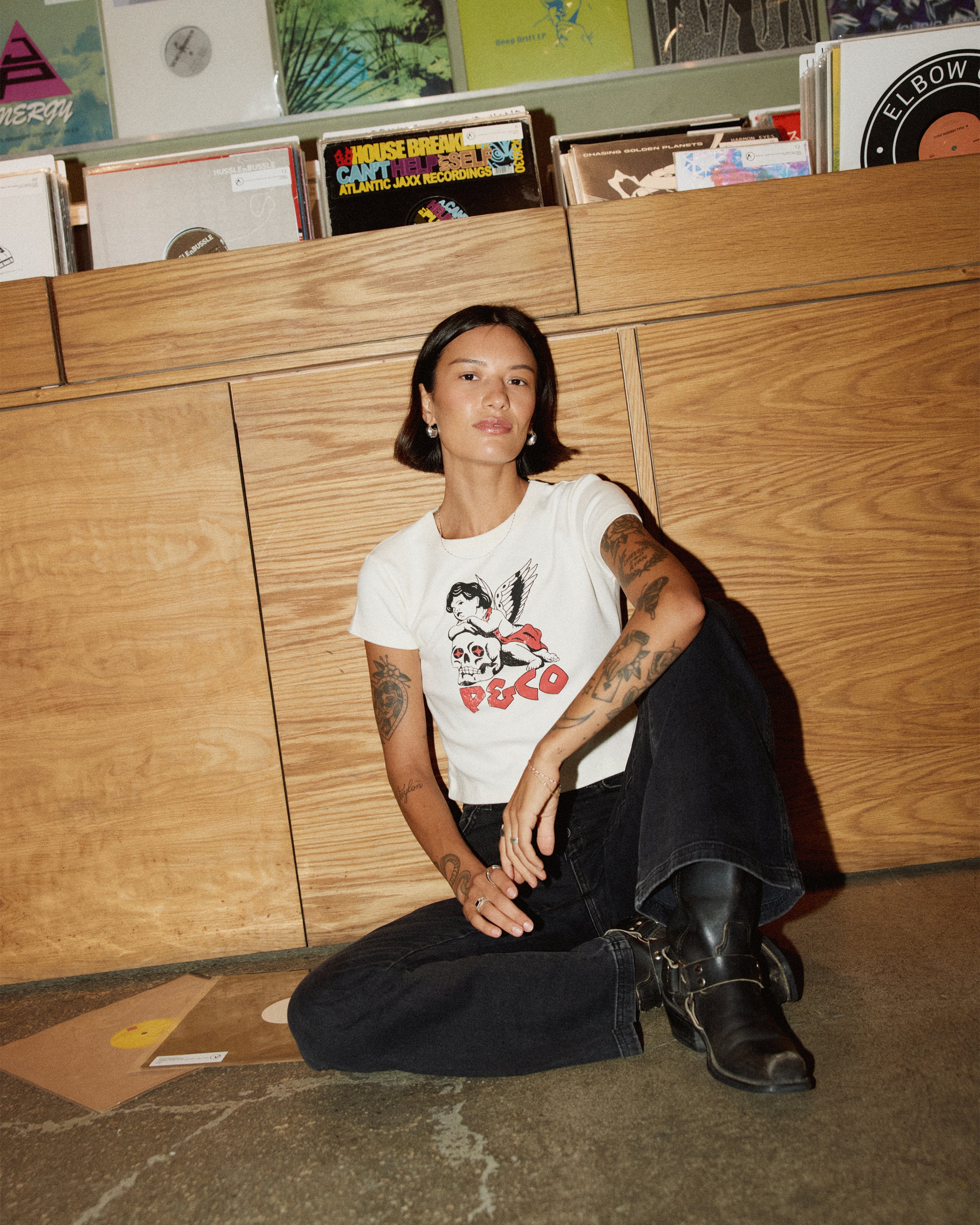 Cherub Baby T-Shirt - Bone