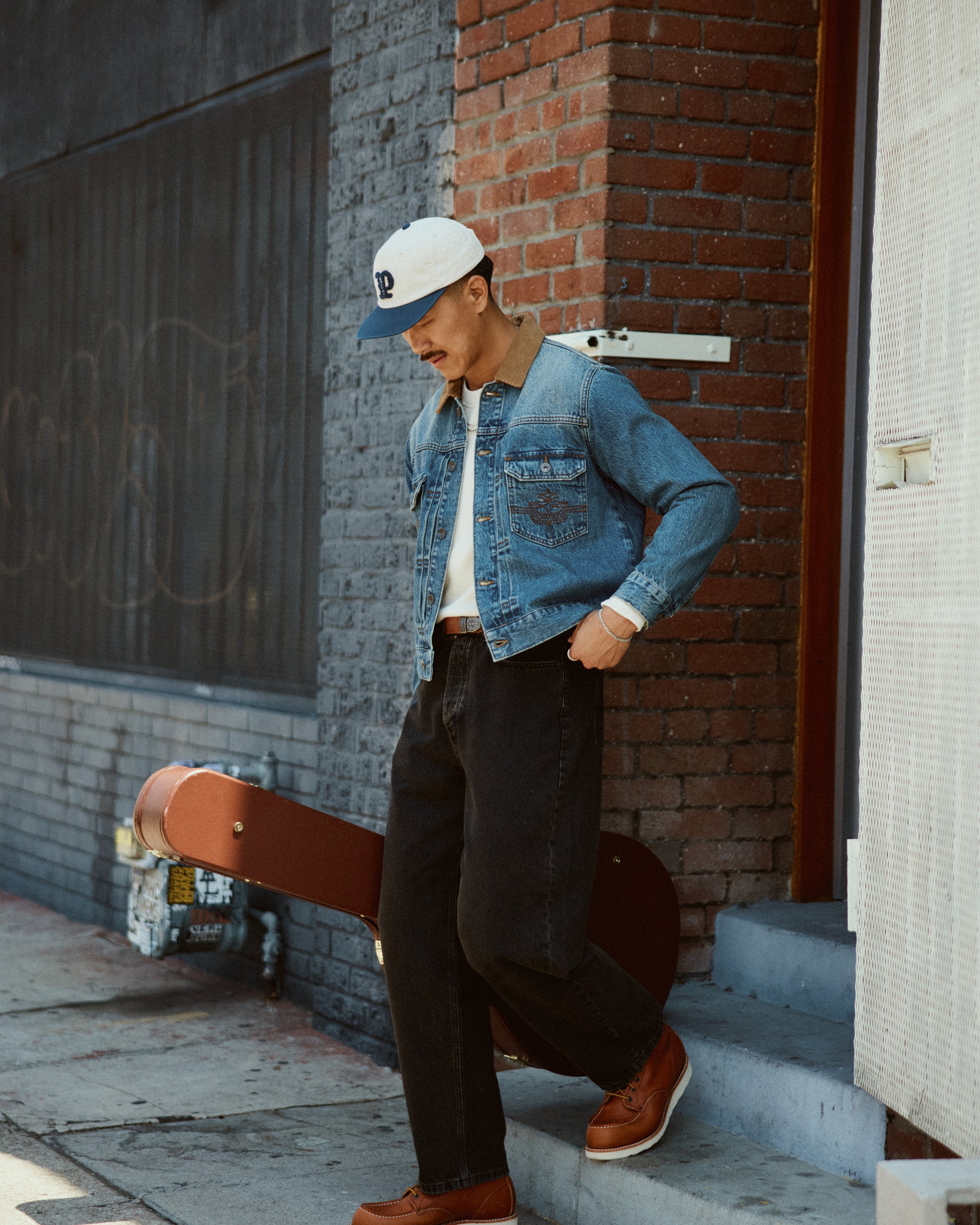 Mid Blue Heavy Wash Bobby Denim Jacket | Men's Outerwear, Layering