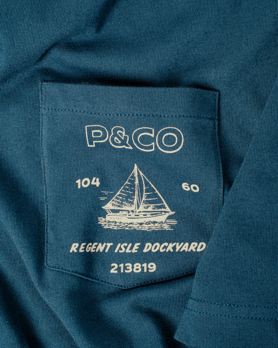 Marine Servicing Boxy T-Shirt - Navy