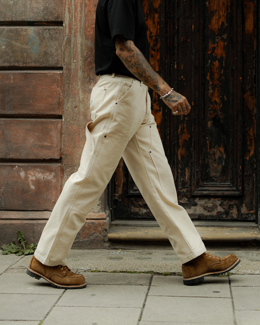 Albion Straight Fit Carpenter Pant - Bone