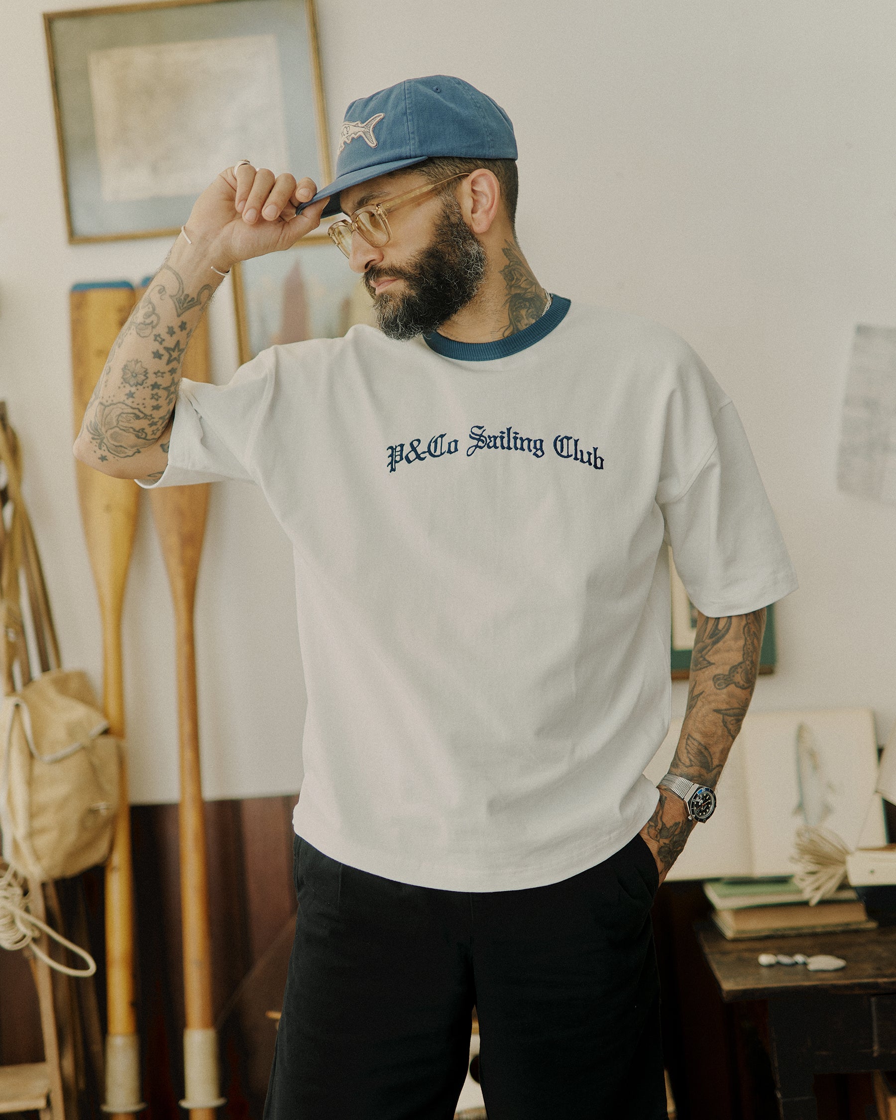 Off White Sailing Club Boxy Shortsleeve Jersey | Men's T-Shirts