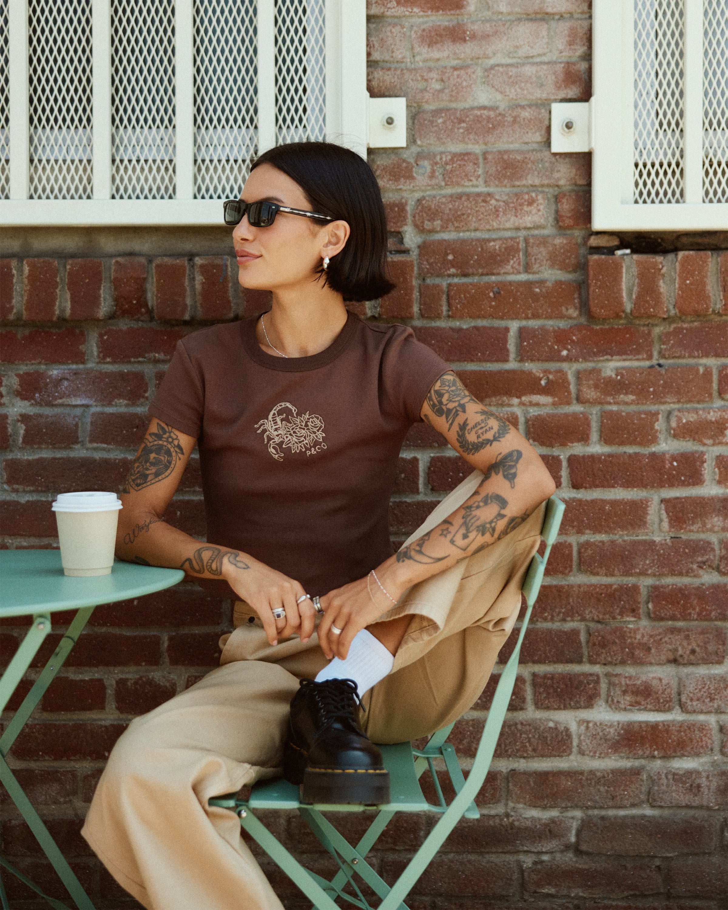 Love Stings Baby T-Shirt - Brown