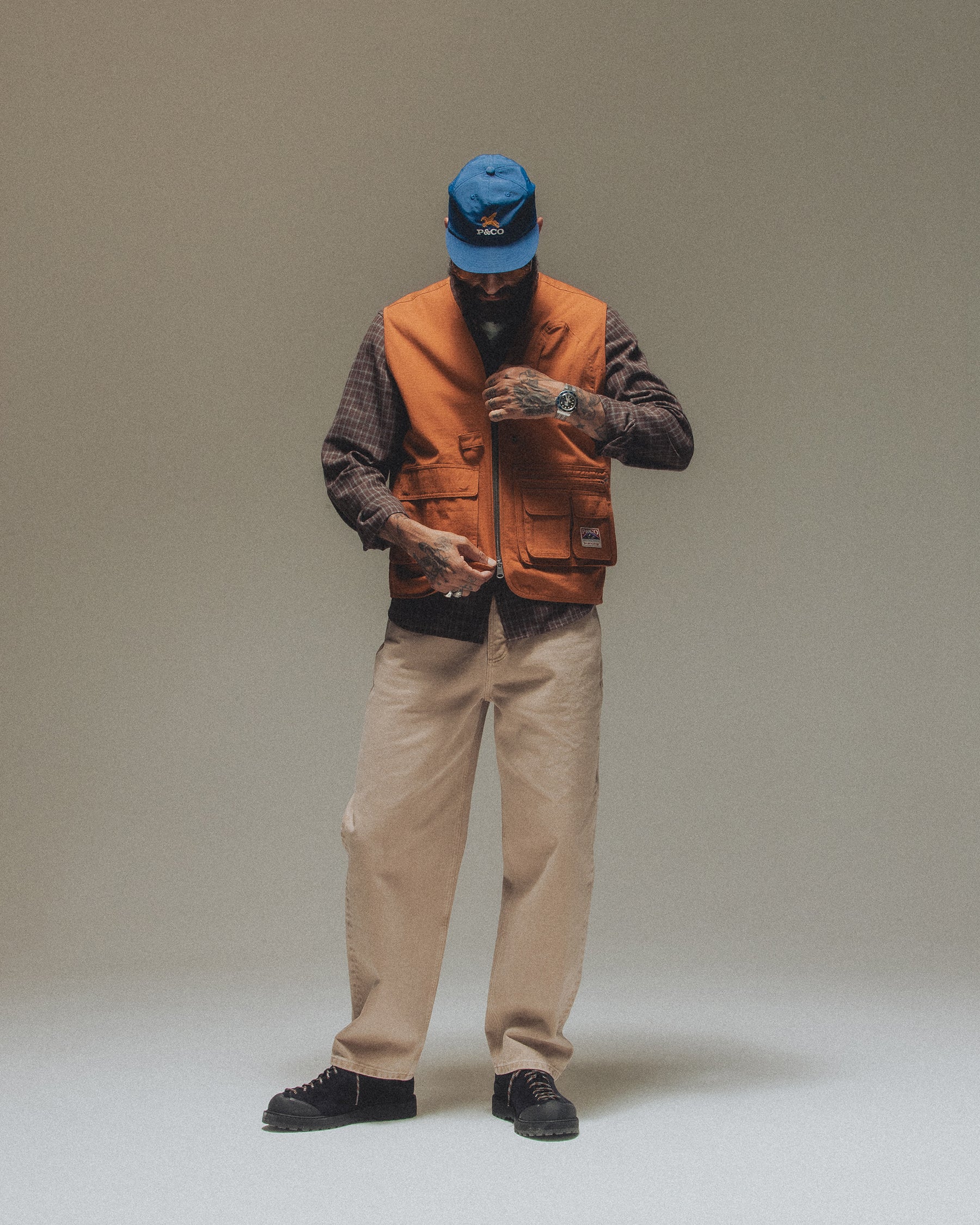 Wader Liner Vest - Rust