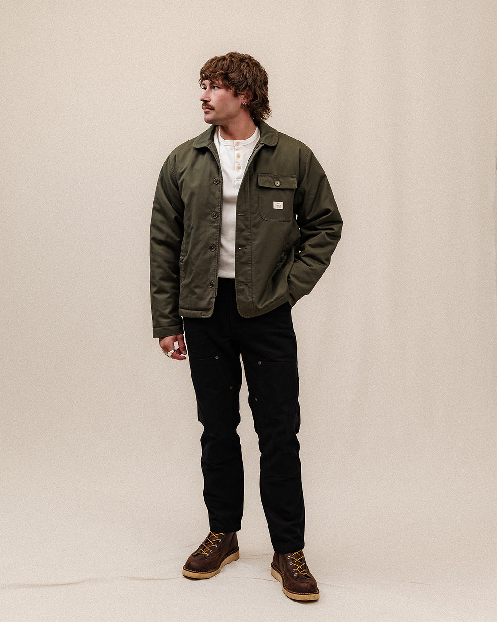 A-2 Deck Jacket - Dark Olive