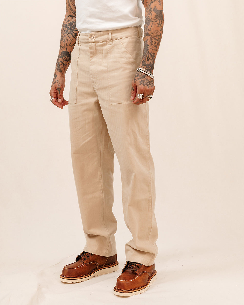 304 Service Fatigue Pants - Stone