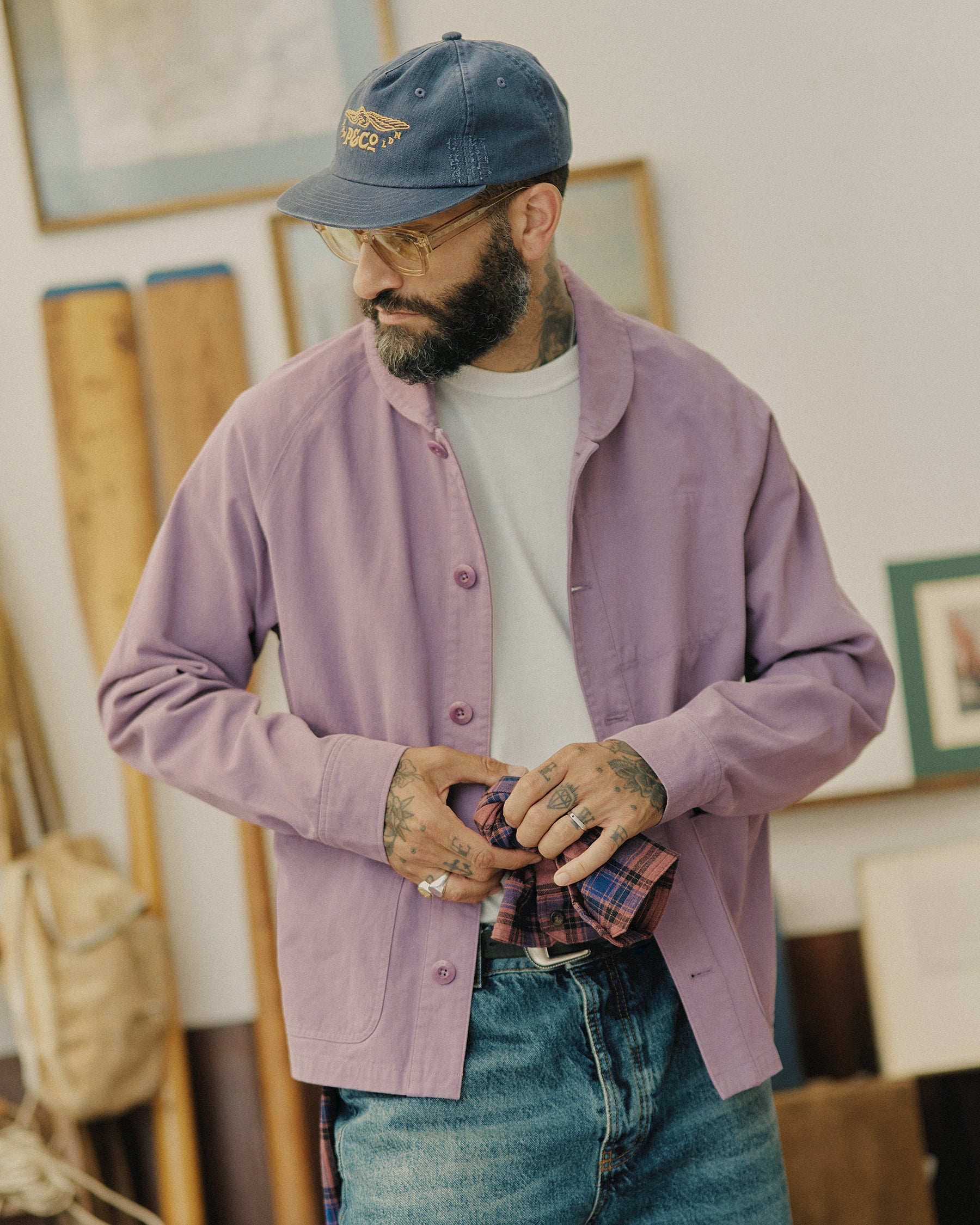 French Blue Vyse Chore Jacket | Men's Outerwear, Layering ‐ P&Co
