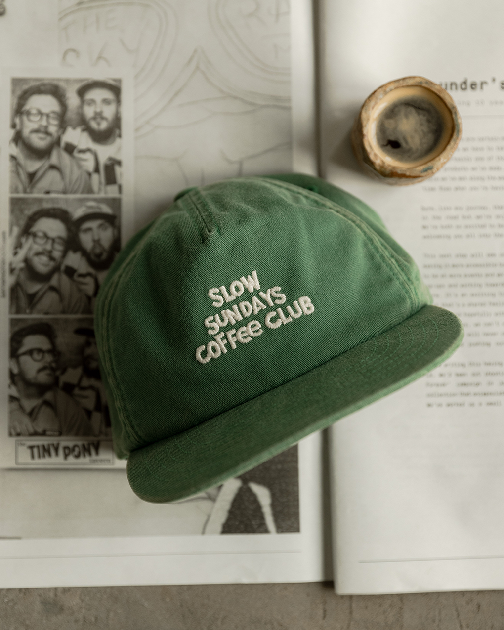 Slow Sundays 5 Panel - Green