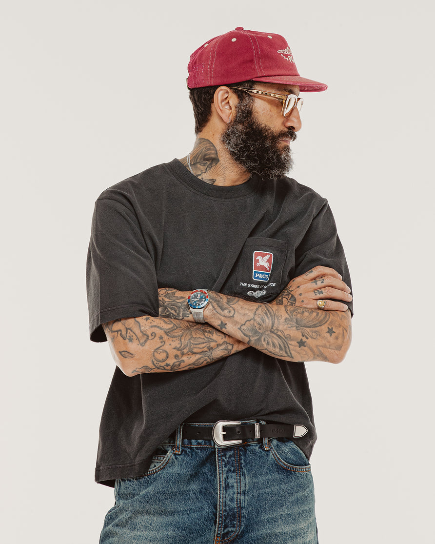 Haulin' Boxy T-Shirt - Vintage Black