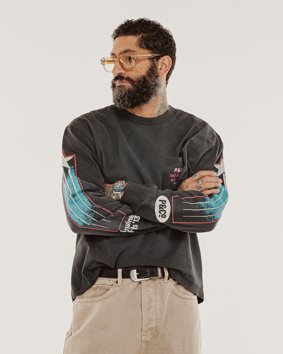 Machine Boxy Longsleeve - Vintage Black