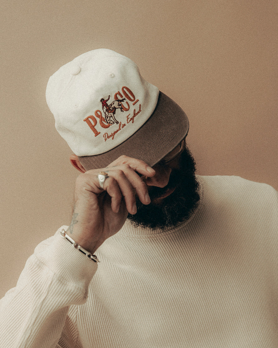 Hold Fast 5 Panel Cap - Ecru