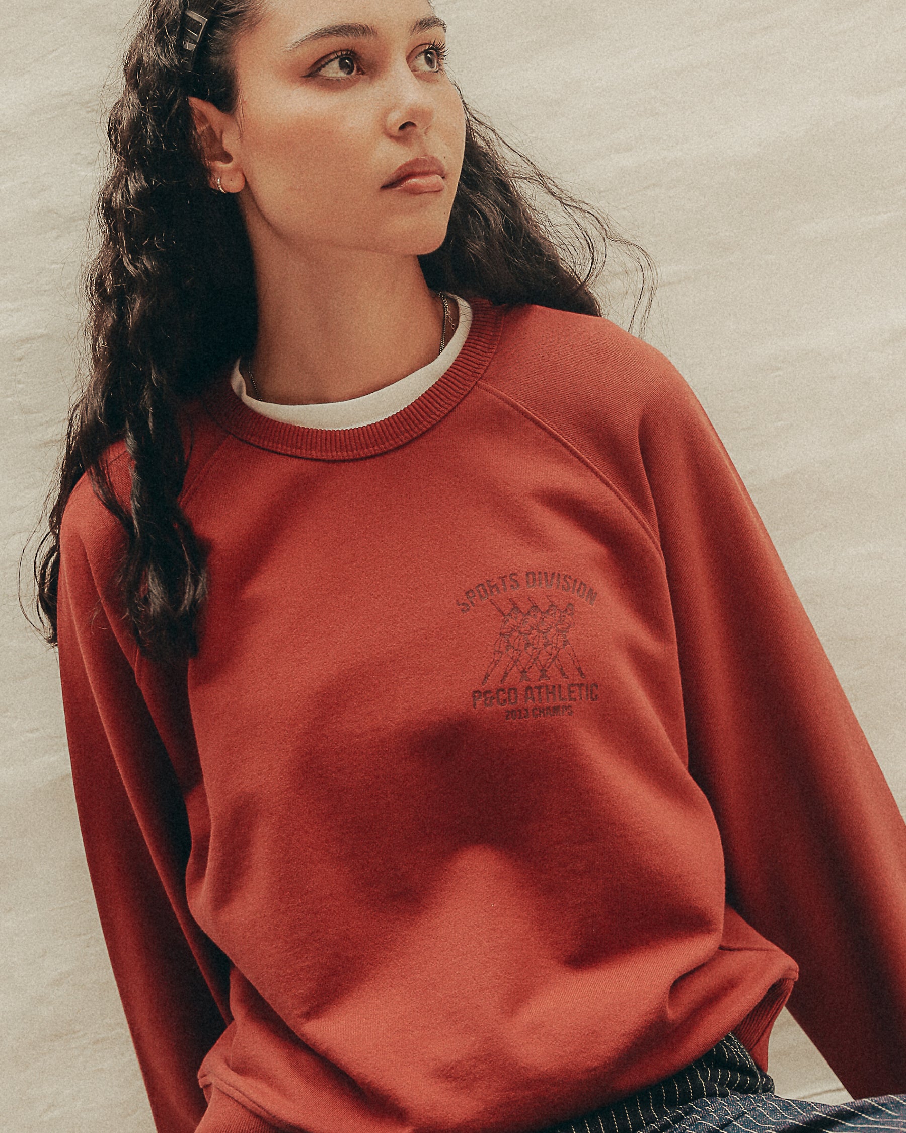 Sports Division Sweatshirt - Washed Red