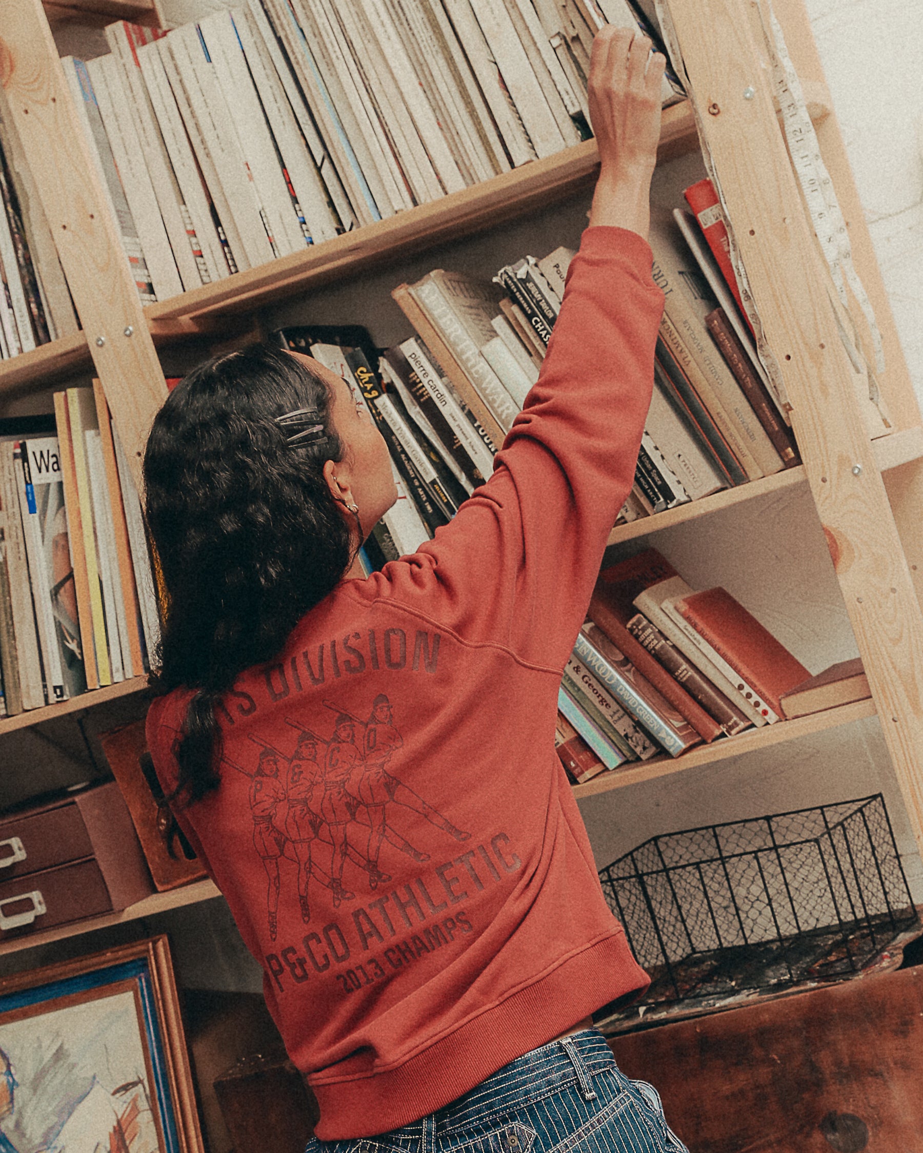 Sports Division Sweatshirt - Washed Red