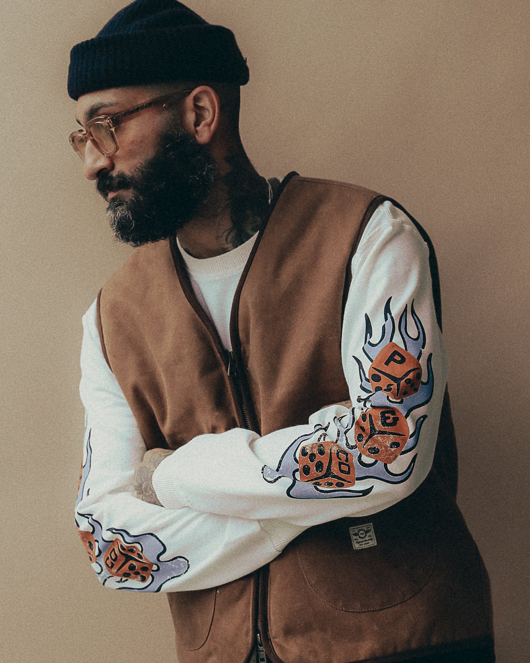 Make Your Own Luck Boxy Longsleeve - Off White 