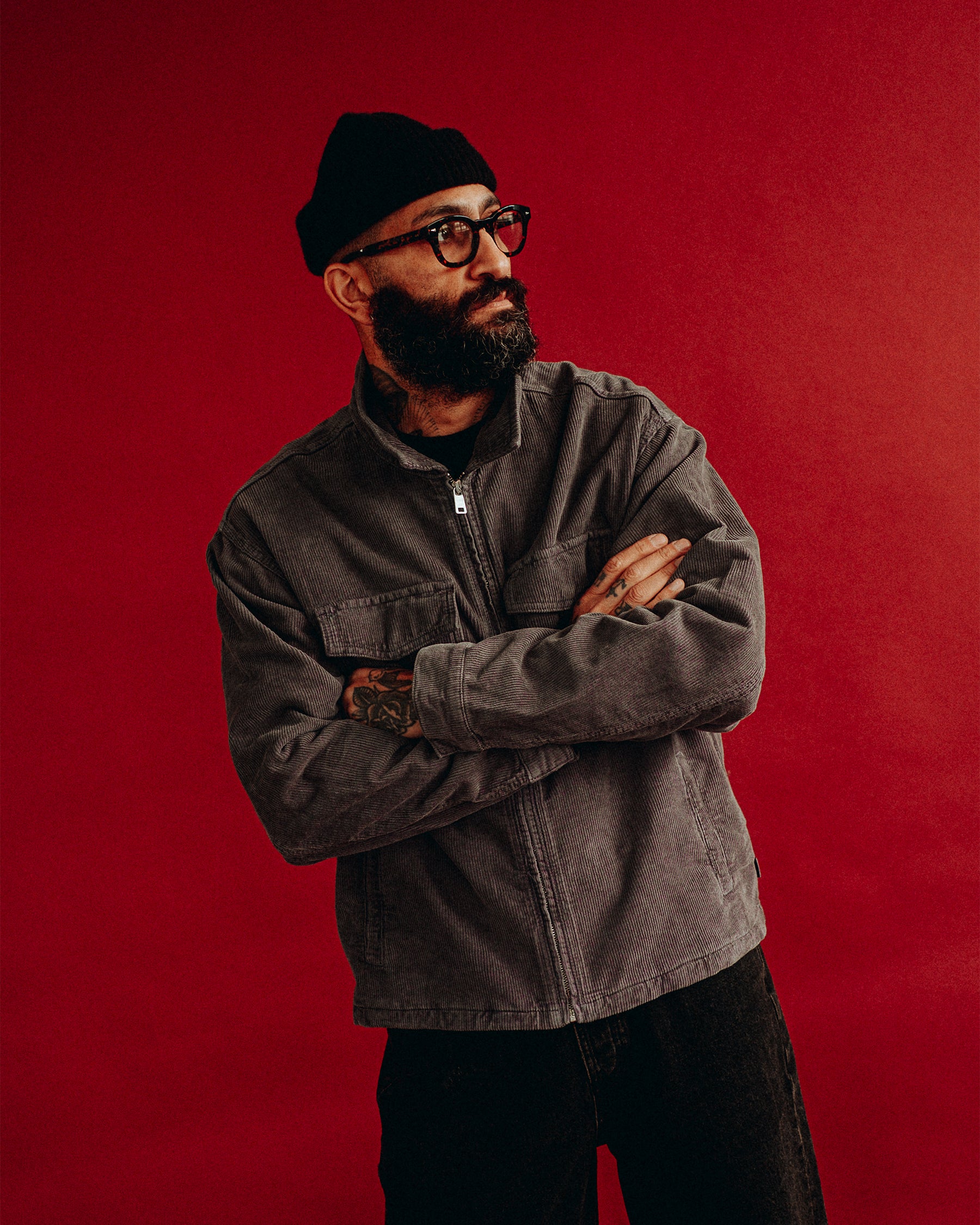 Cooper Corduroy Jacket - Charcoal