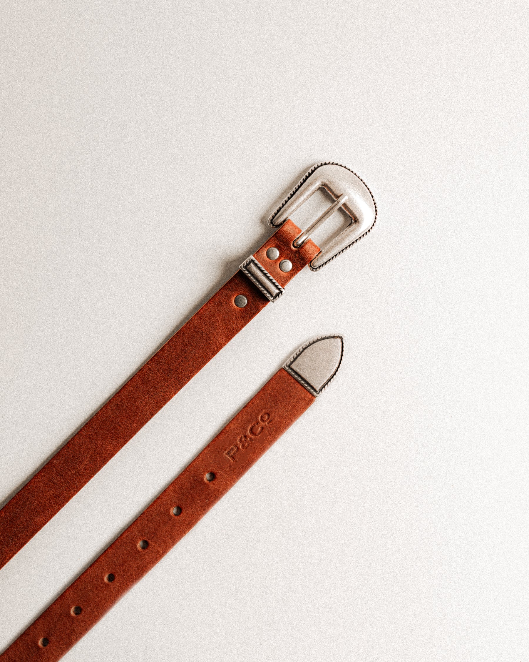 Boone Western Belt - Brown