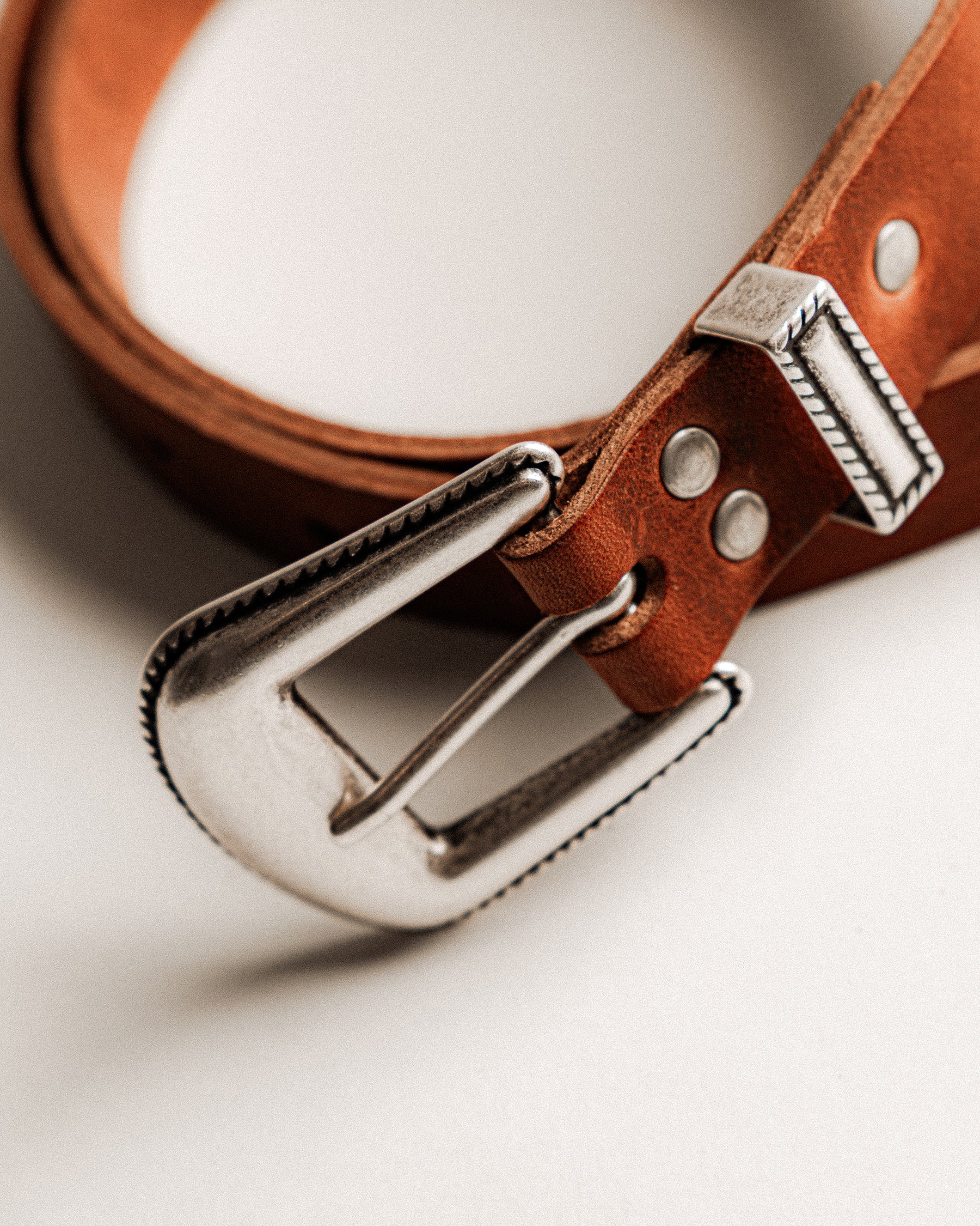 Boone Western Belt - Brown