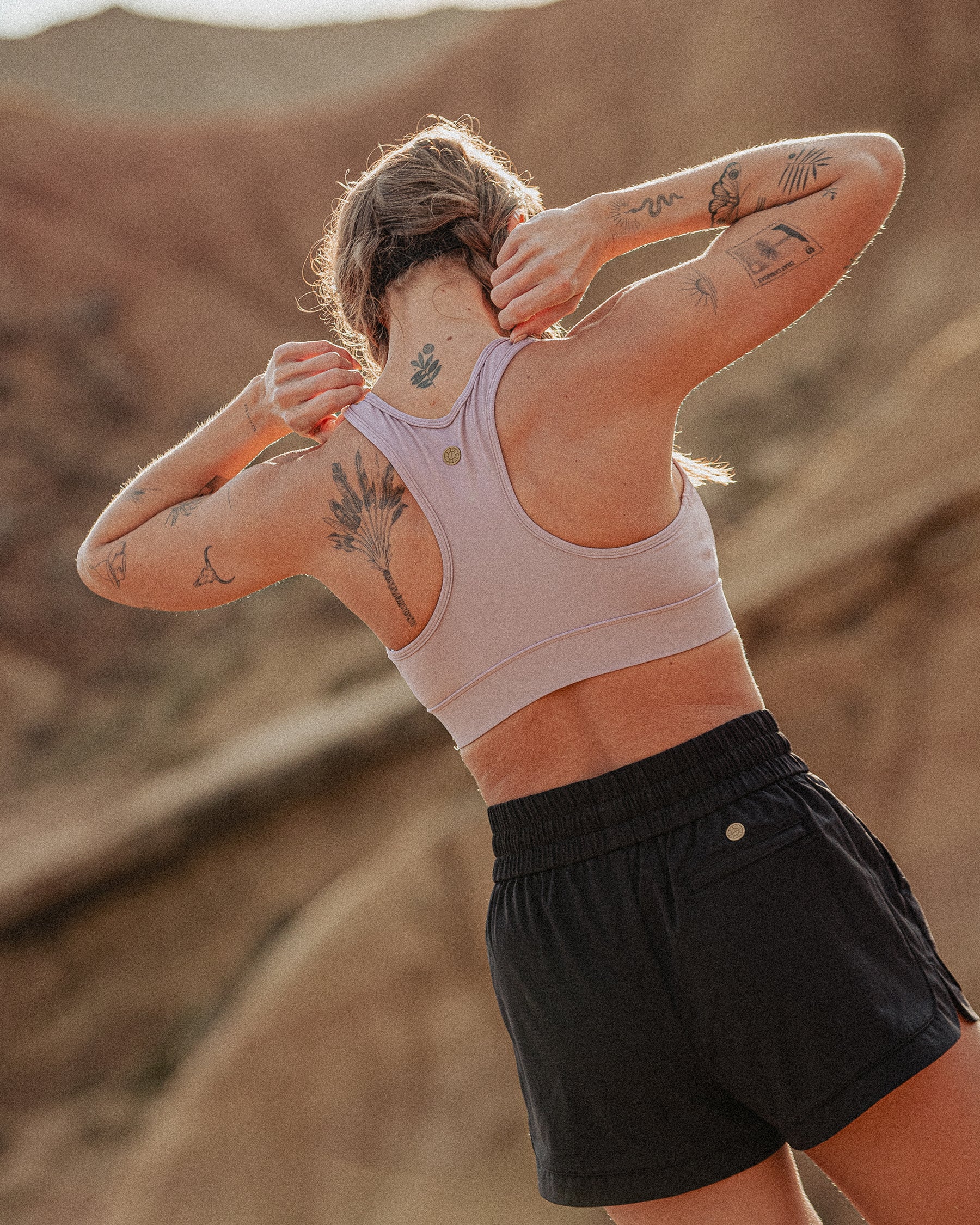 Worship The Sun Trail Sports Bra - Purple