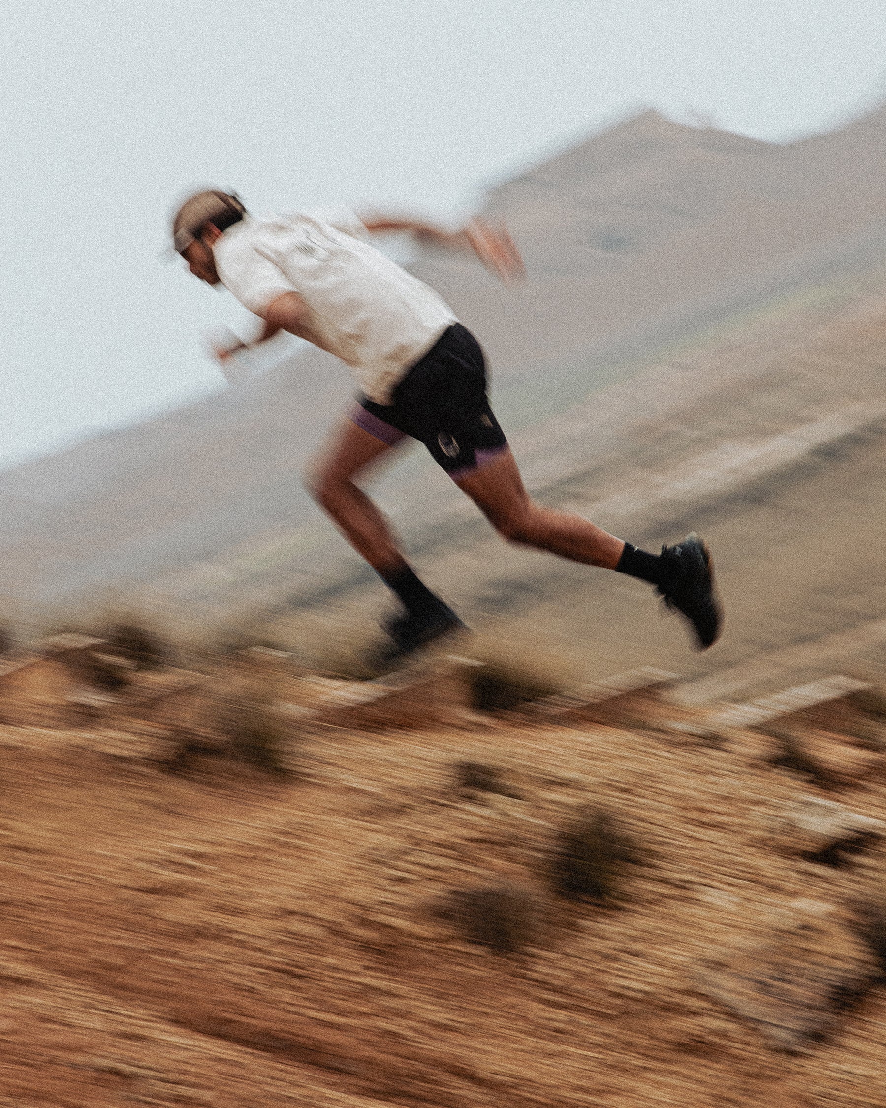 Mindset 2-in-1 Trail Short - Black & Plum