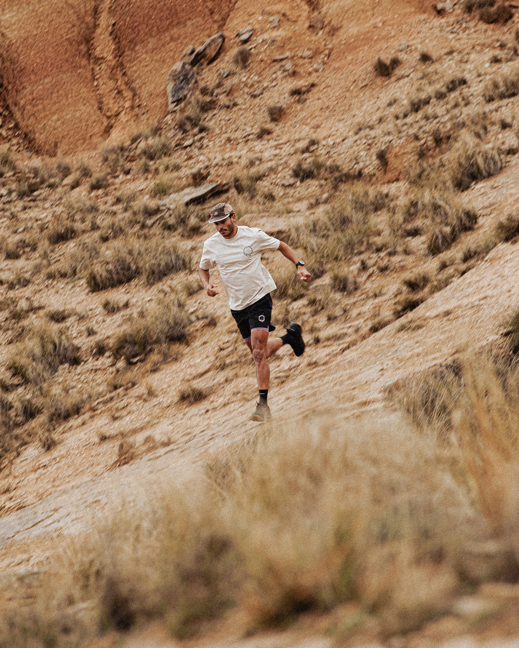 Mindset 2-in-1 Trail Short - Black & Plum