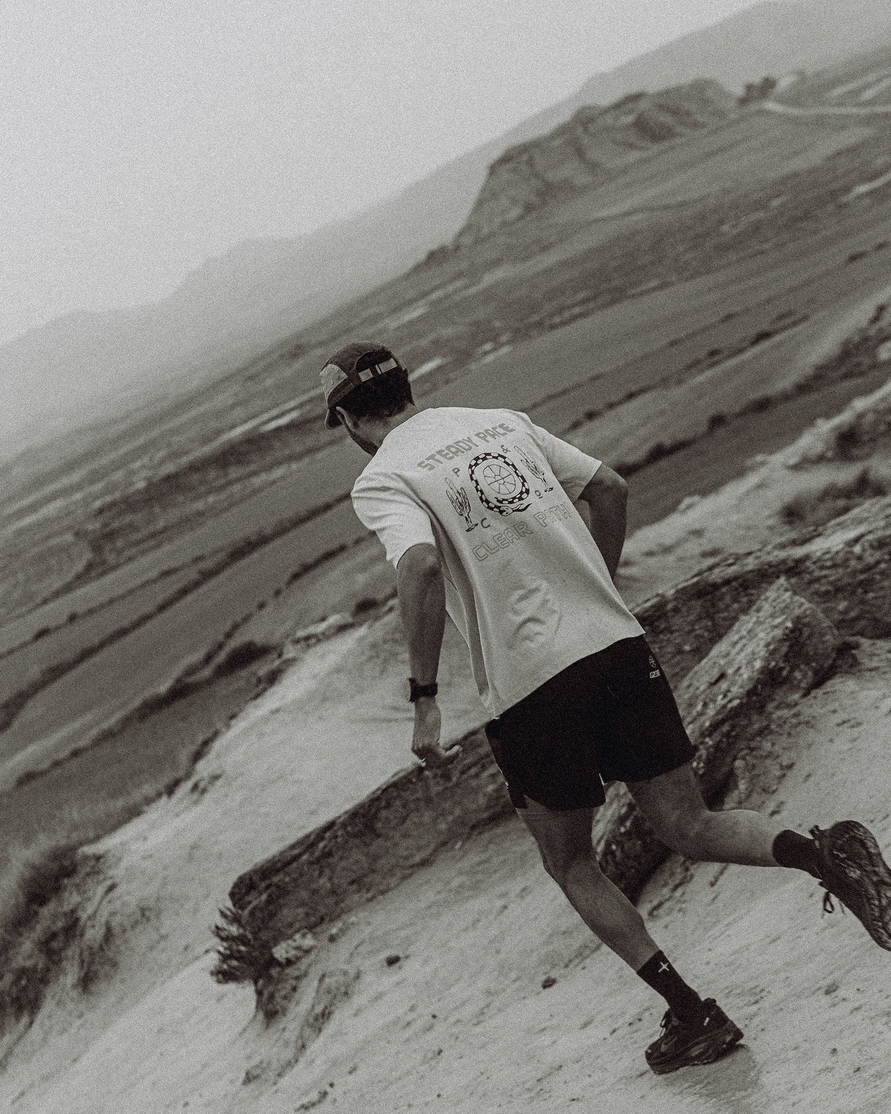 Steady Pace Trail T-Shirt - Bone