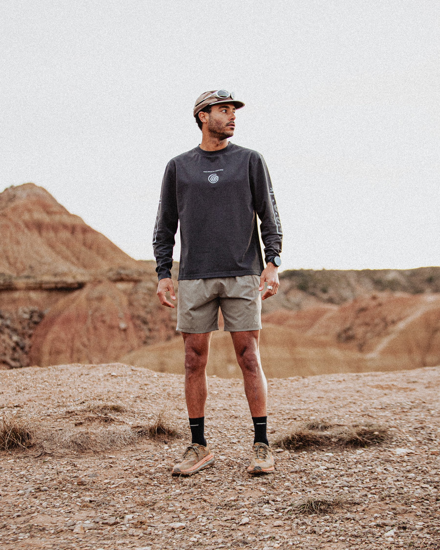 Find Space Trail Longsleeve - Charcoal