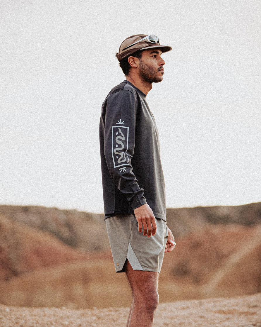 Find Space Trail Longsleeve - Charcoal