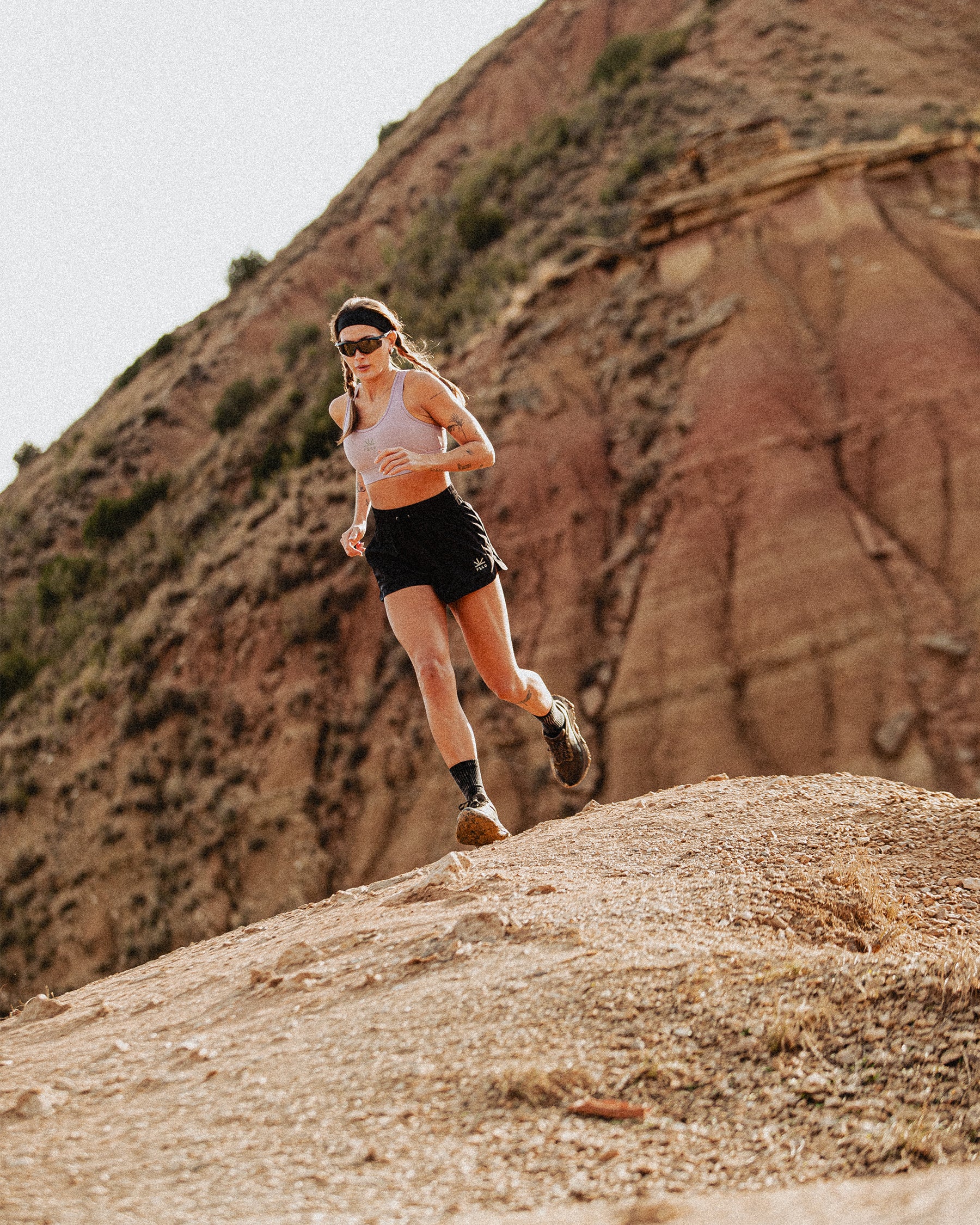 Worship The Sun Trail Sports Bra - Purple