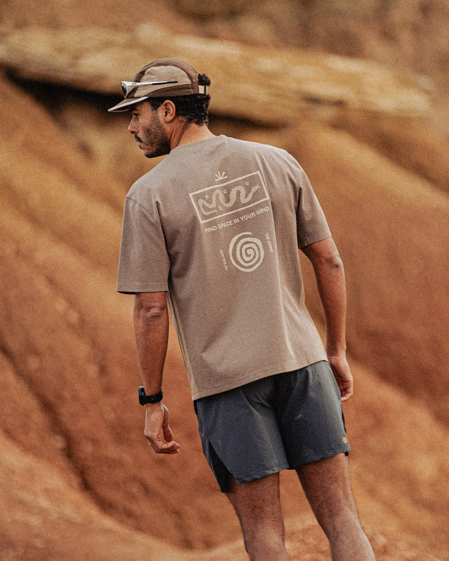 Find Space Trail T-Shirt - Brown