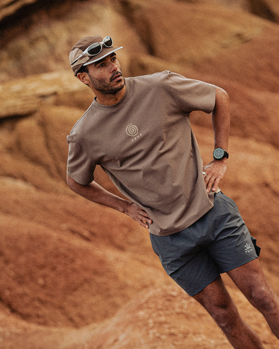 Find Space Trail T-Shirt - Brown